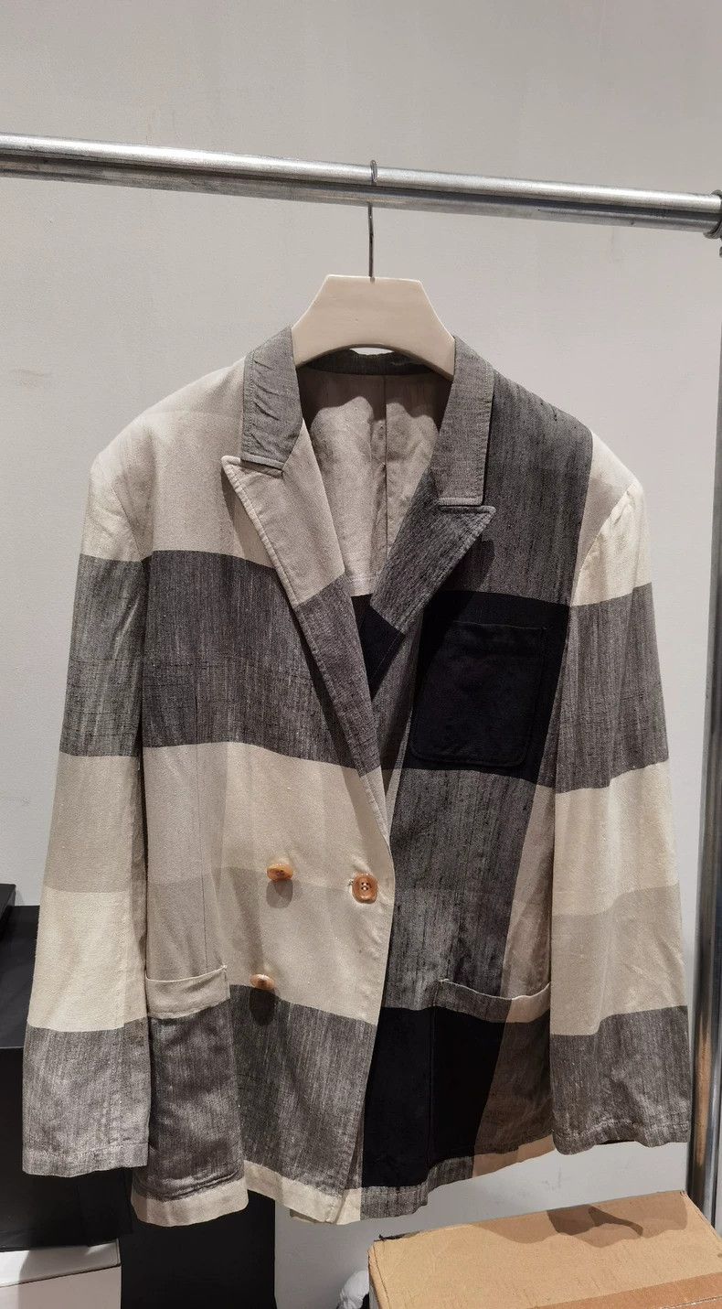 Y's Y's size os 70s Retro Color Block Jacket Size US M / EU 48-50 / 2 - 1 Thumbnail