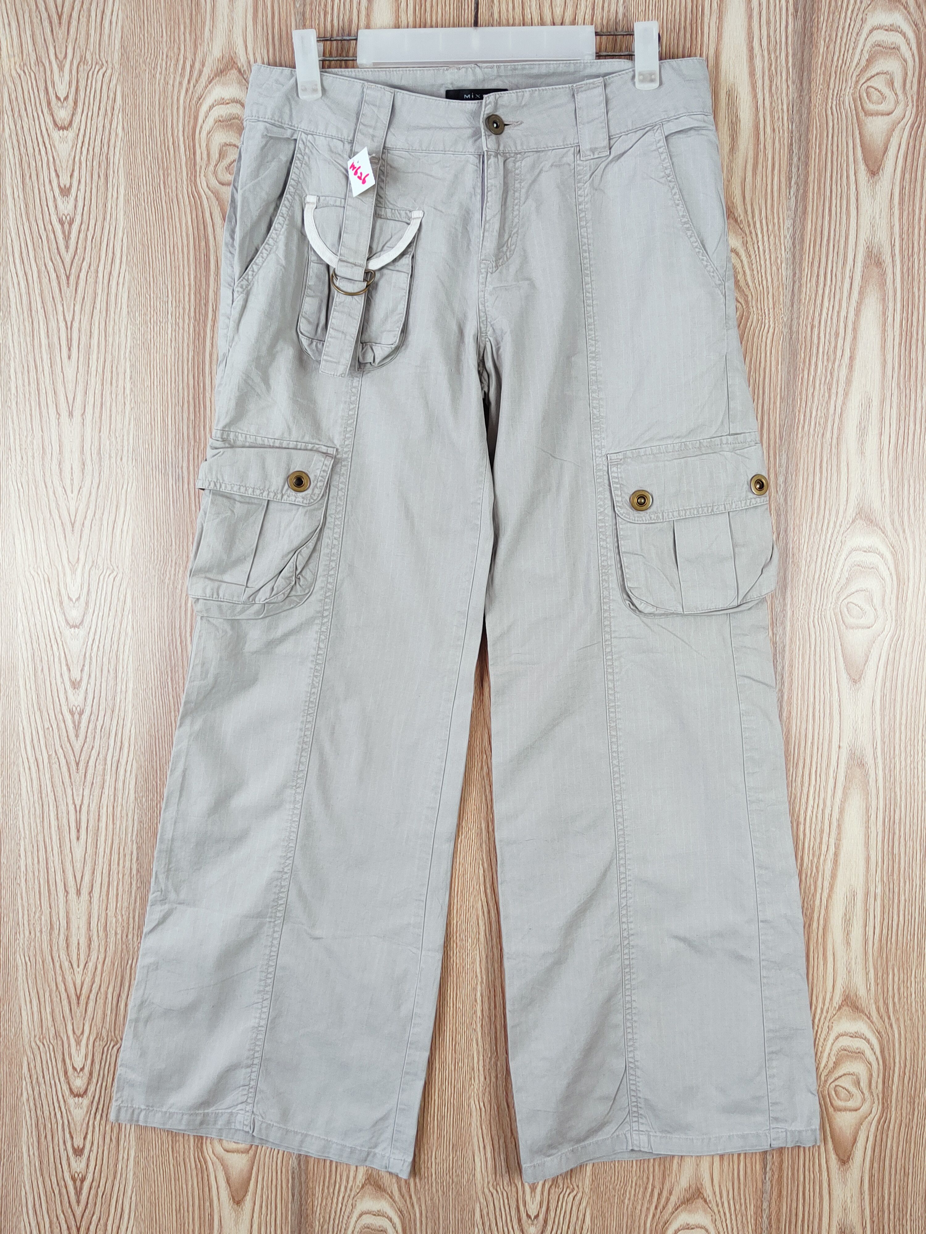 Japanese Brand Mixt Gray Multipocket Tactical Cargo Pants #W626 Size 28" / US 6 / IT 42 - 1 Thumbnail