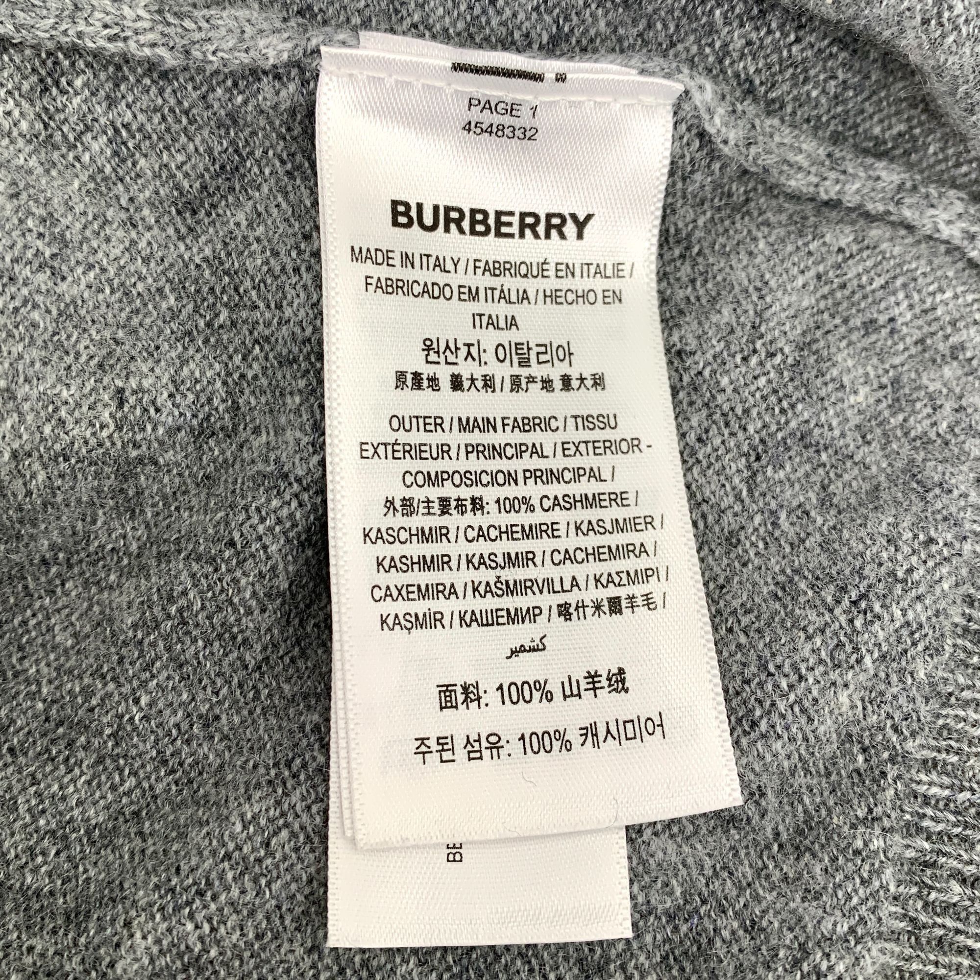 Burberry Burberry London England Gray Cashmere Cardigan Sweater For M Size XS / US 0-2 / IT 36-38 - 6 Thumbnail