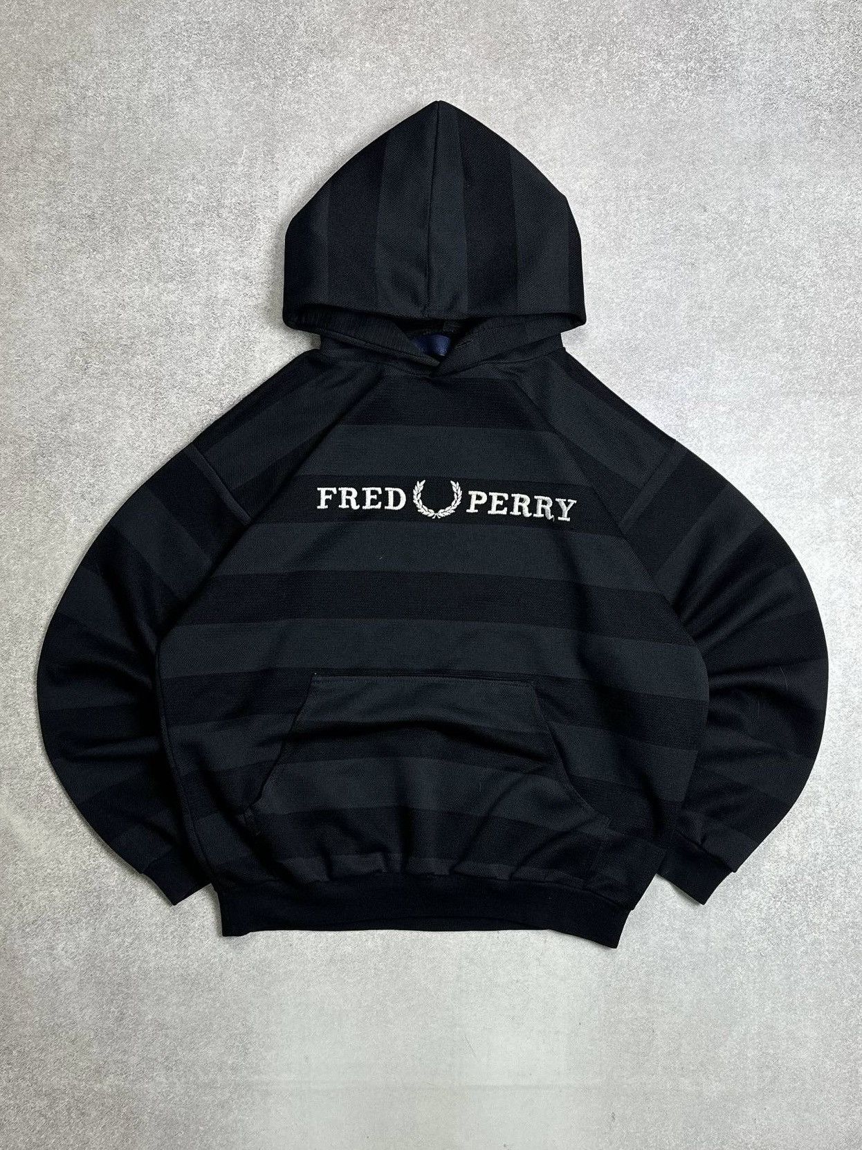Fred Perry Vintage Fred Perry Spellout Big Logo Hoodie Rare S Size US S / EU 44-46 / 1 - 1 Thumbnail
