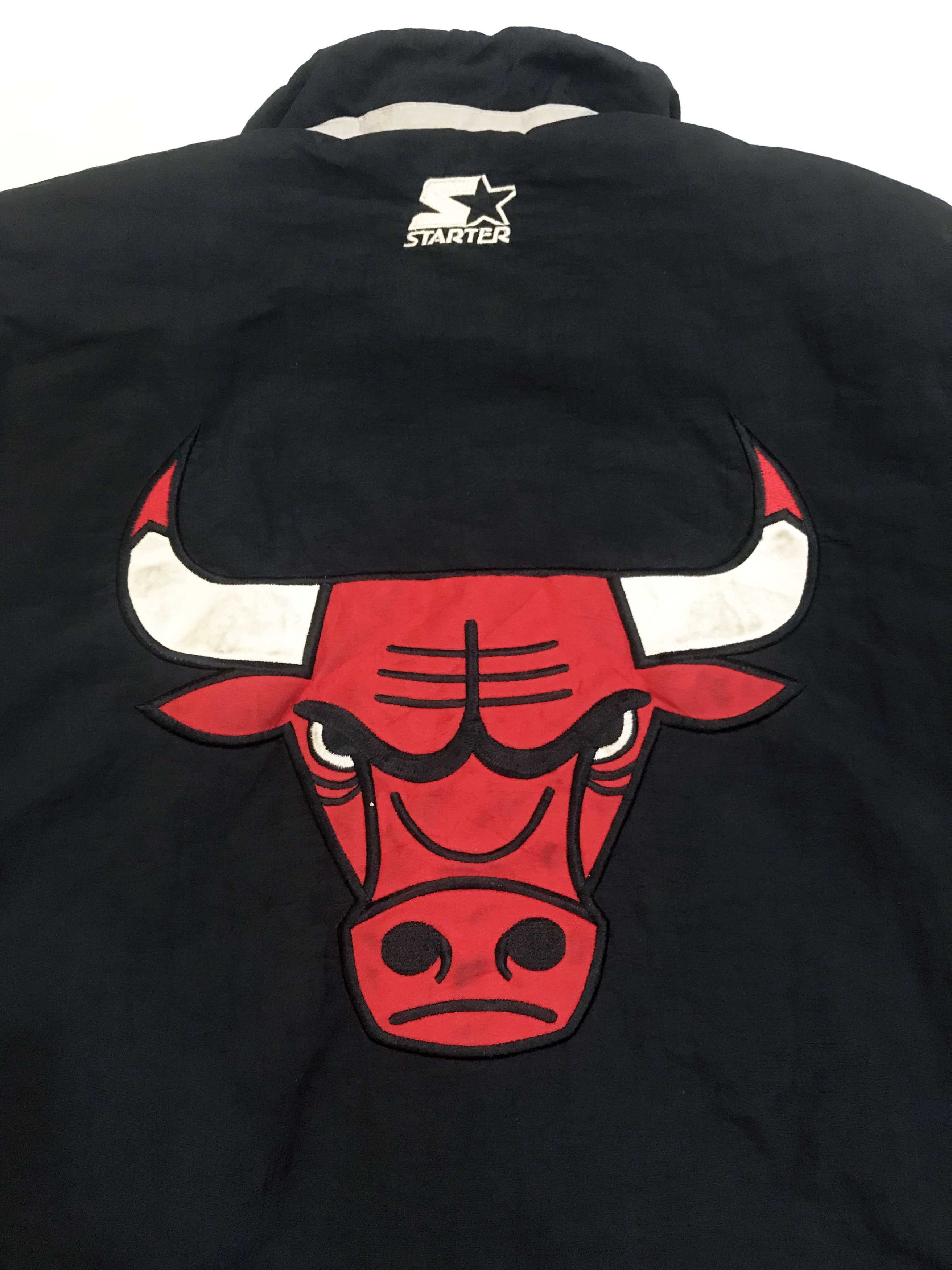 NBA × Starter × Vintage Vintage Starter NBA Chicago Bulls Puffer Jacket Size US XXL / EU 58 / 5 - 5 Thumbnail