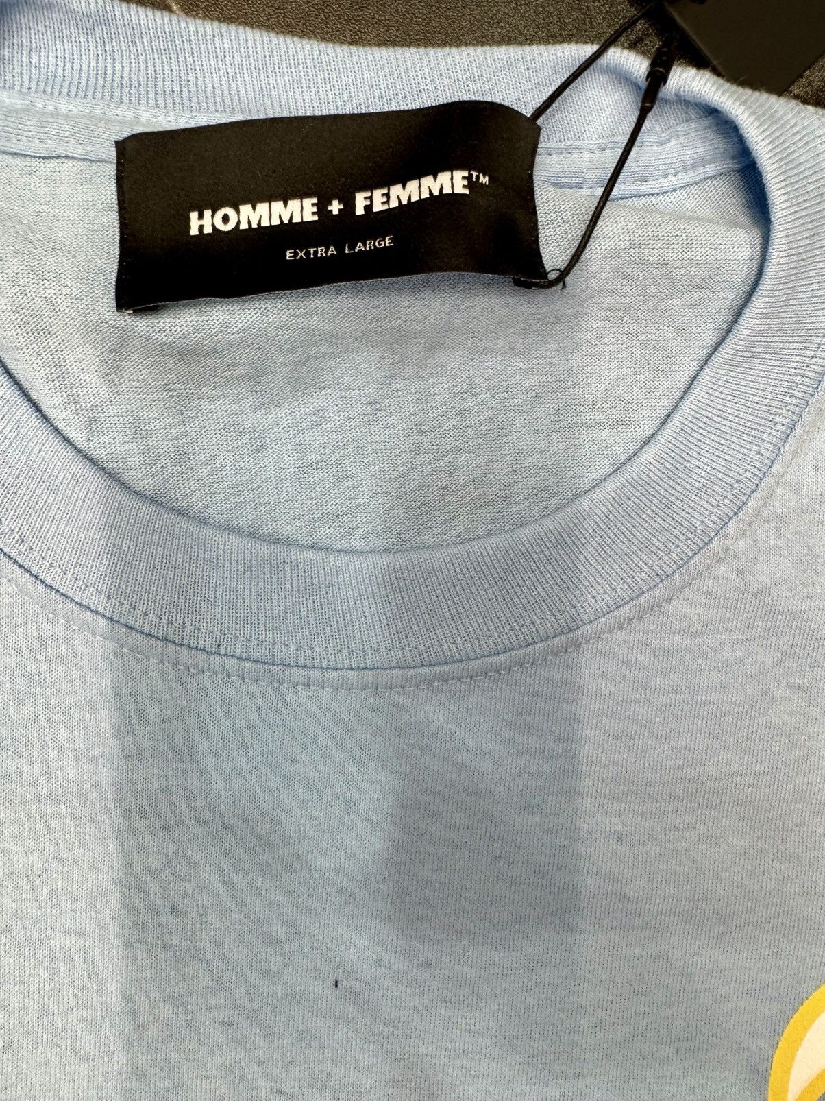 Homme + Femme La 🔥 Light Blue Homme + Femme “Back to Cali” 👕 Size XL Brandnew Size US L / EU 52-54 / 3 - 4 Thumbnail