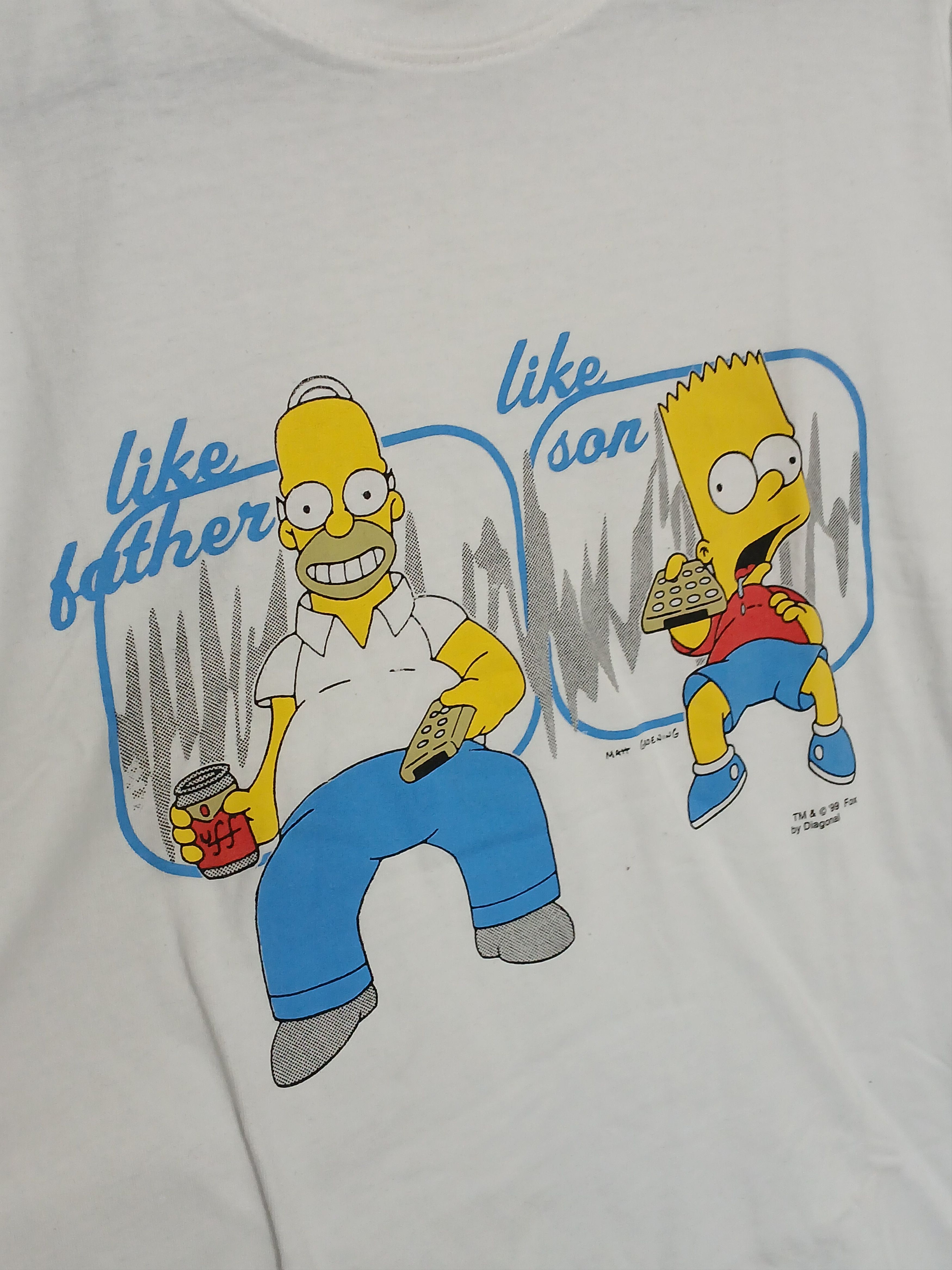 The Simpsons × Vintage Vintage 1999 The Simpsons T-Shirt Size US M / EU 48-50 / 2 - 3 Thumbnail