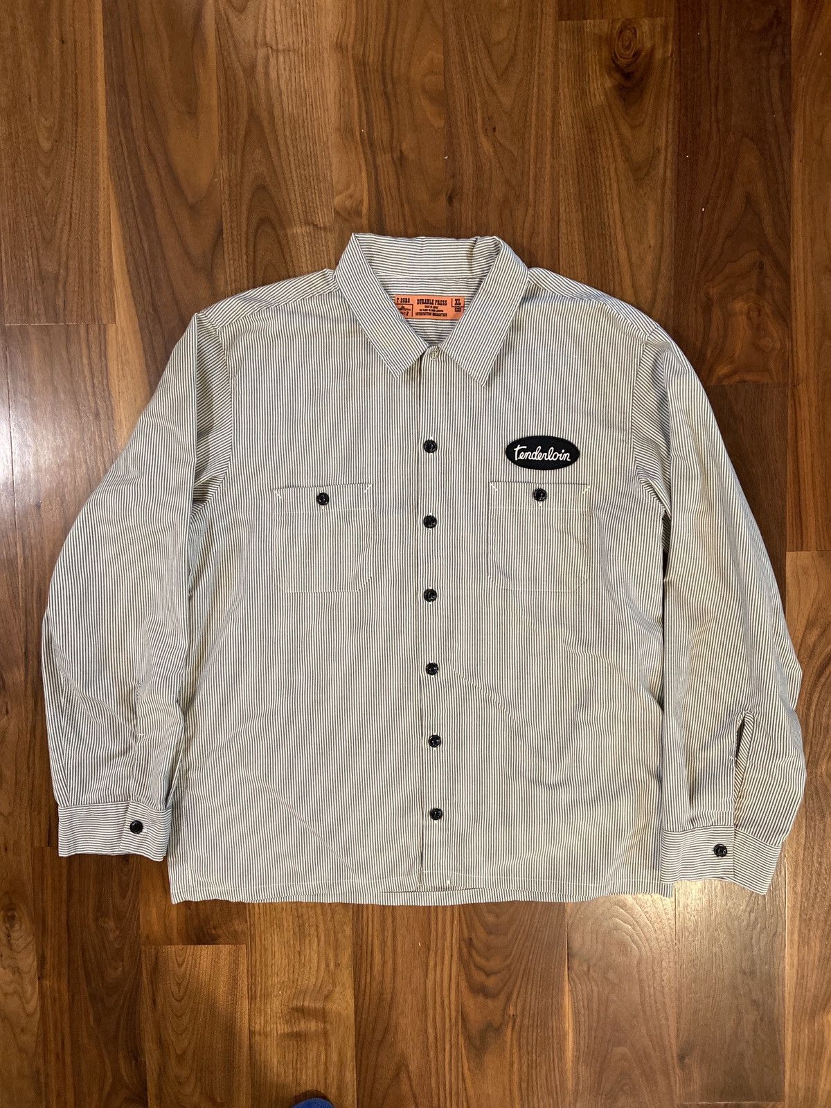 Japanese Brand Durable Press Tenderloin Button Up Workshirt Size US XL / EU 56 / 4 - 1 Thumbnail