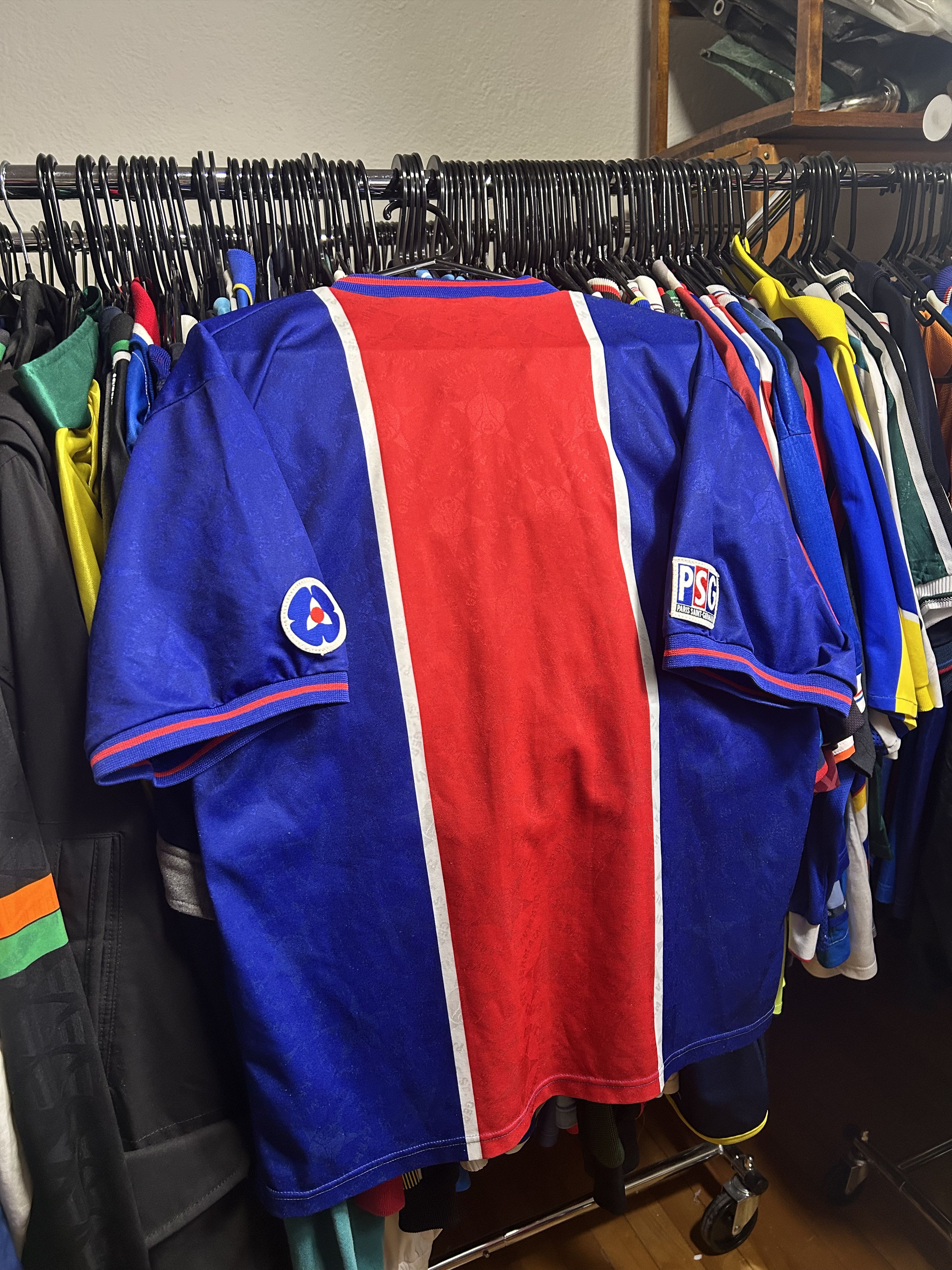 Nike Psg 1995/96 Home Jersey Size US M / EU 48-50 / 2 - 2 Thumbnail