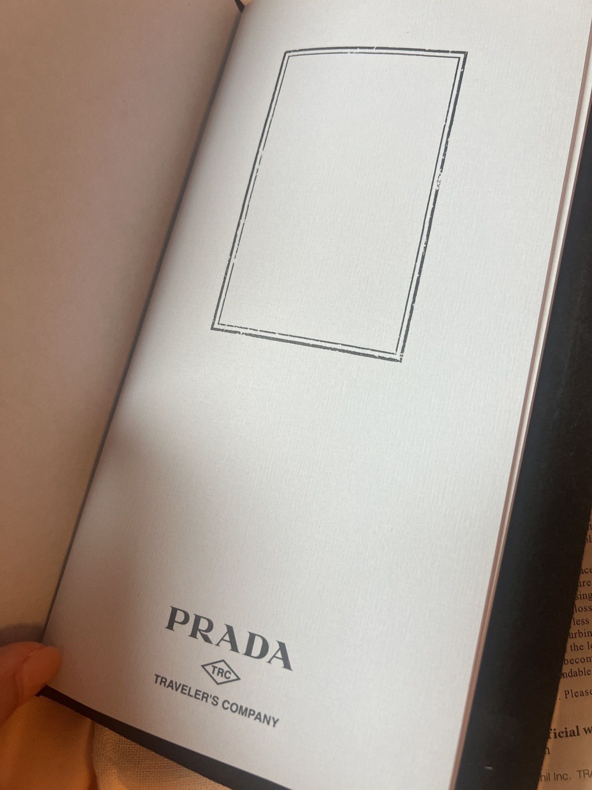 Prada 🔺Prada x Traveler’s company leather cover notebook Size ONE SIZE - 6 Thumbnail