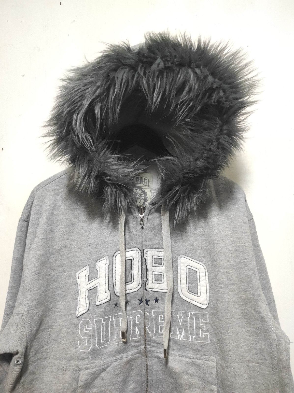 Japanese Brand Hobo Supreme zip fur hoodie ifsix LGB style Size US XL / EU 56 / 4 - 3 Thumbnail