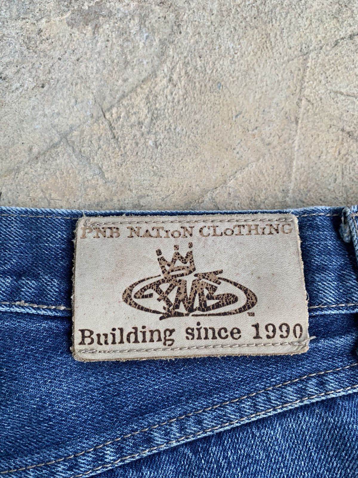 Japanese Brand PNB Nation Clothing Selvedge Distressed Denim Size US 31 - 11 Thumbnail