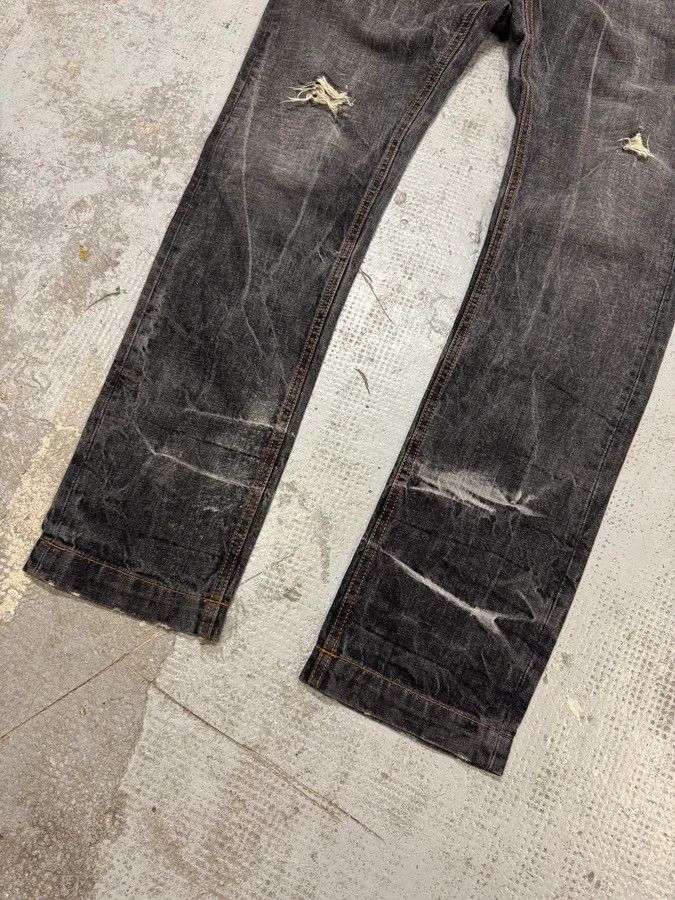 Dolce & Gabbana 2000s Dolce & Gabbana Grey Distressed Denim Jeans Size US 34 / EU 50 - 6 Thumbnail