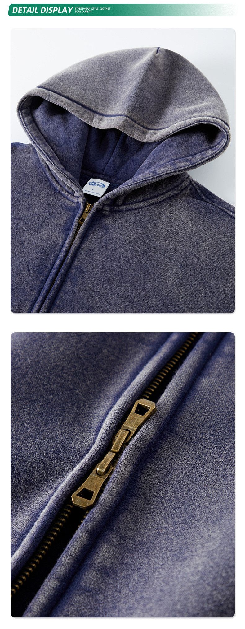 Japanese Brand × Vintage Fleece Zipper Hoodie Size US S / EU 44-46 / 1 - 5 Thumbnail