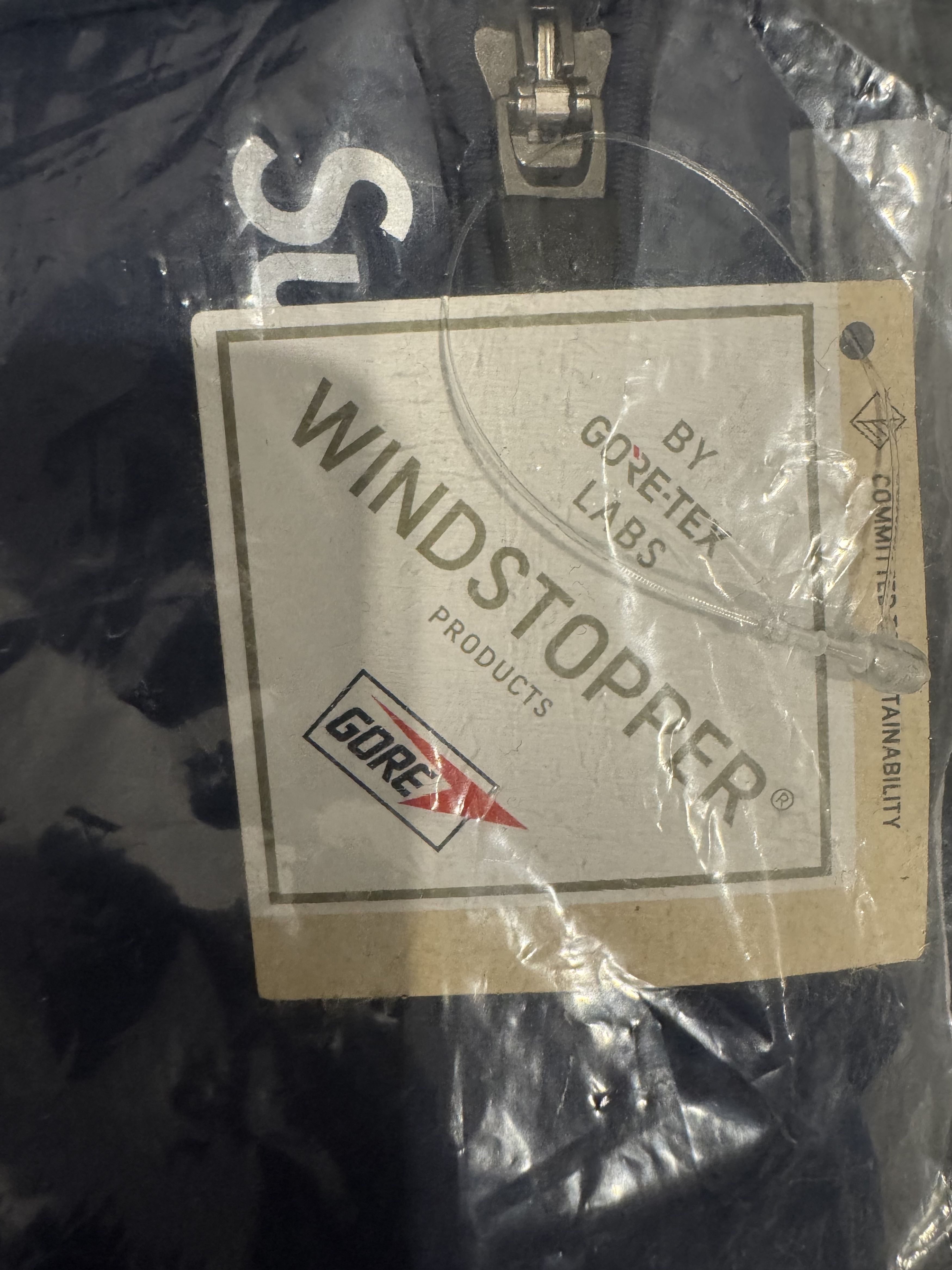 Supreme Windstopper Gloves navy Size 34 - 4 Thumbnail