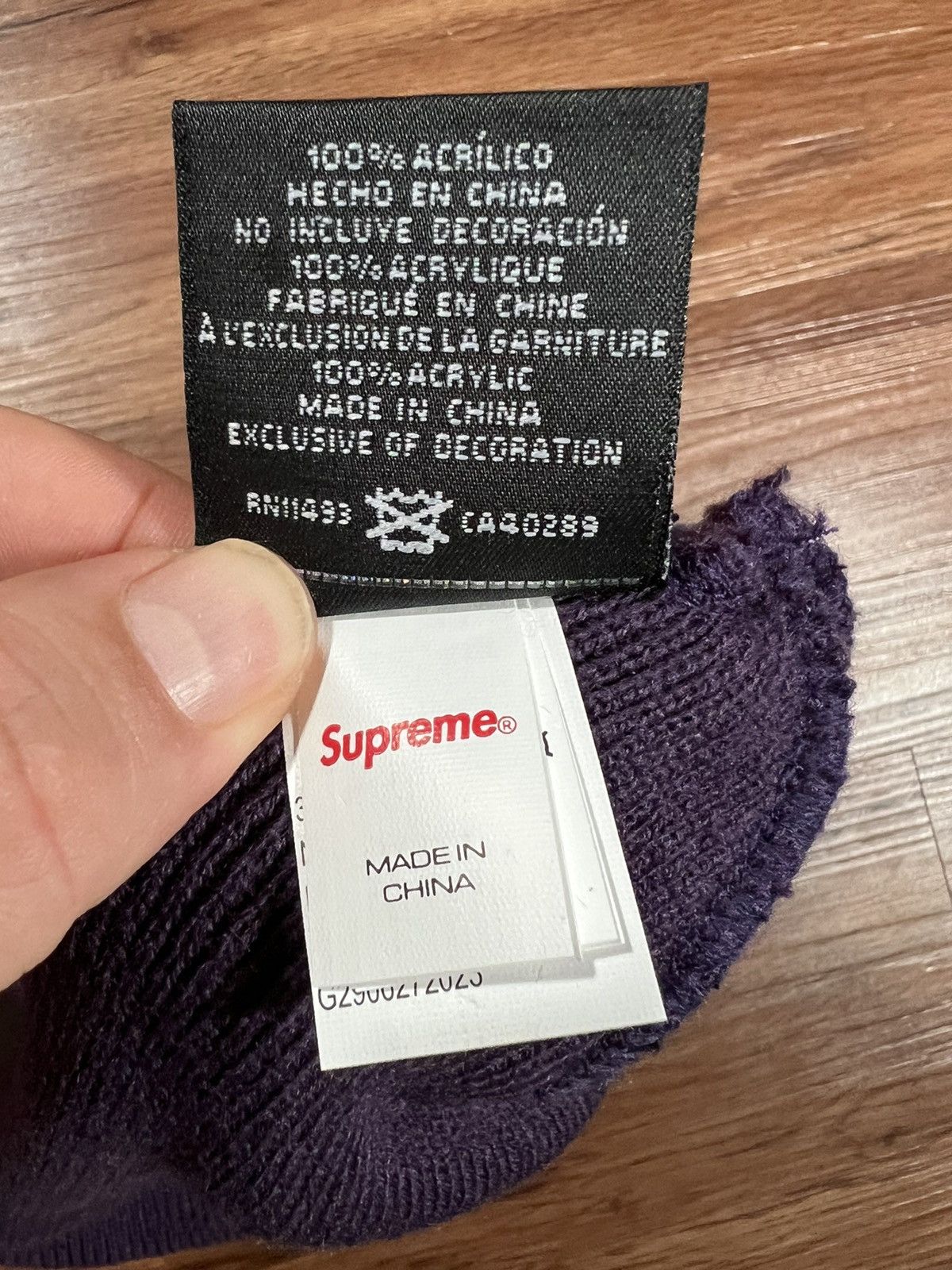 Hypebeast Supreme Box Logo Beanie Size ONE SIZE - 3 Thumbnail