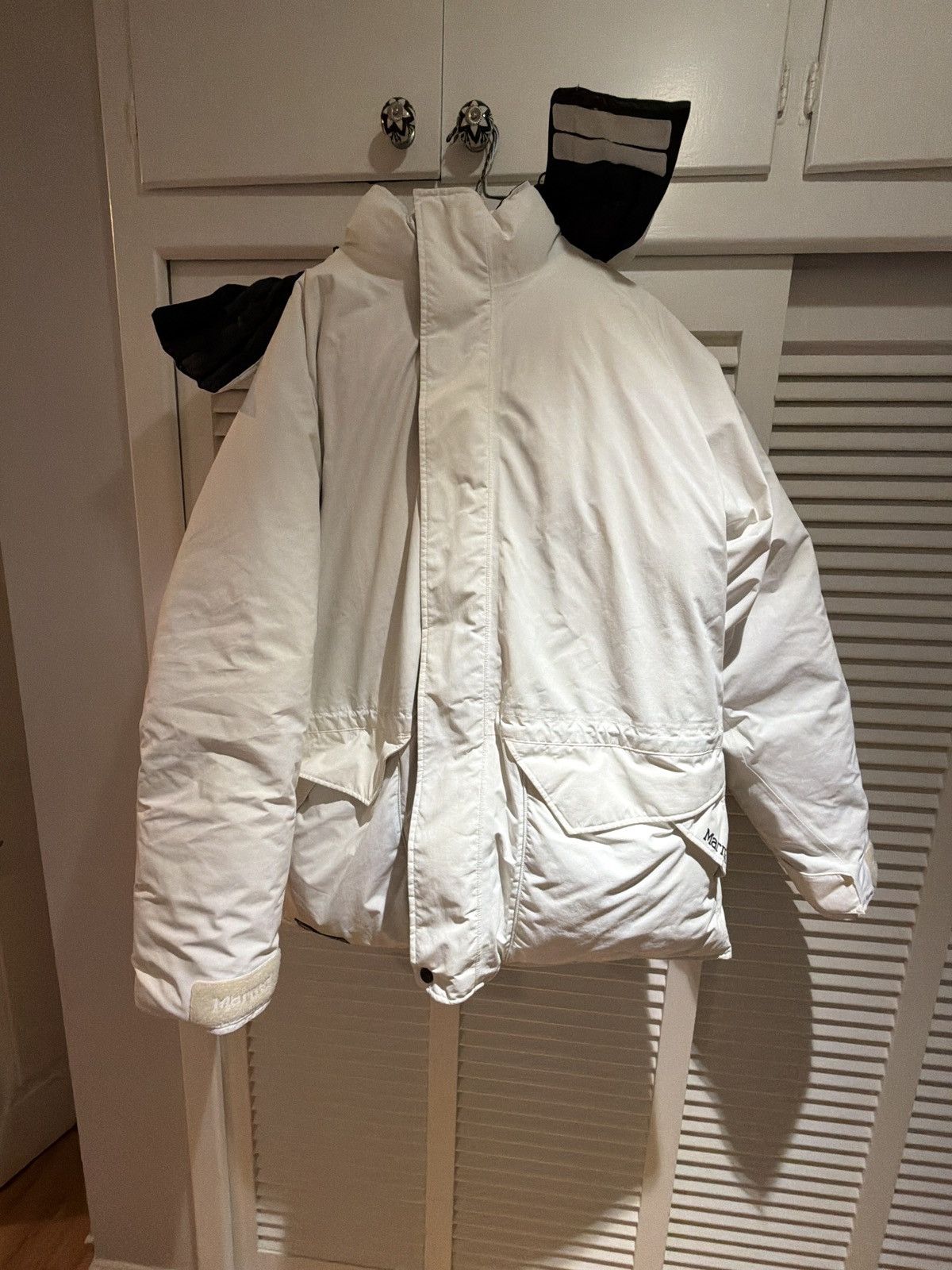 Opening ceremony marmot goretex 700 fill down white