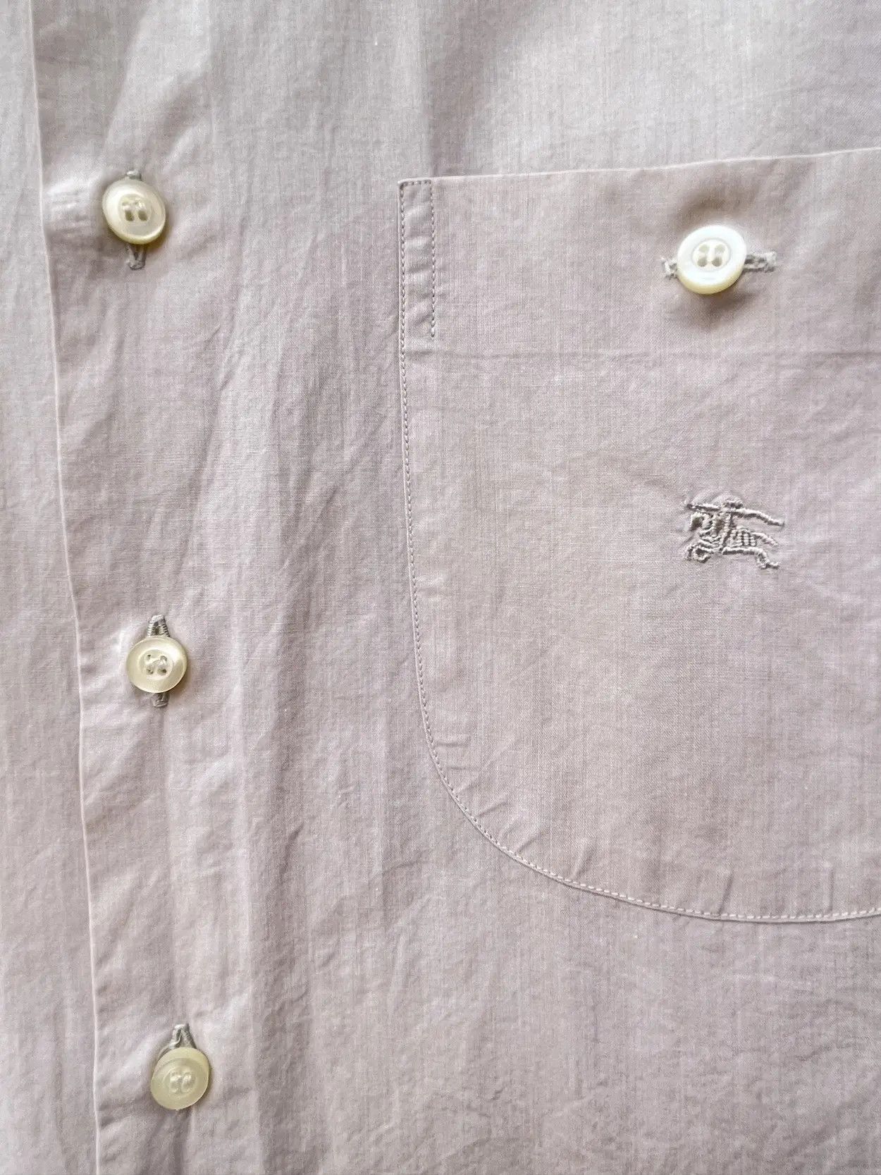 Burberry 🔥 Burberry London beige shirt short sleeve size xl Size US XL / EU 56 / 4 - 5 Thumbnail