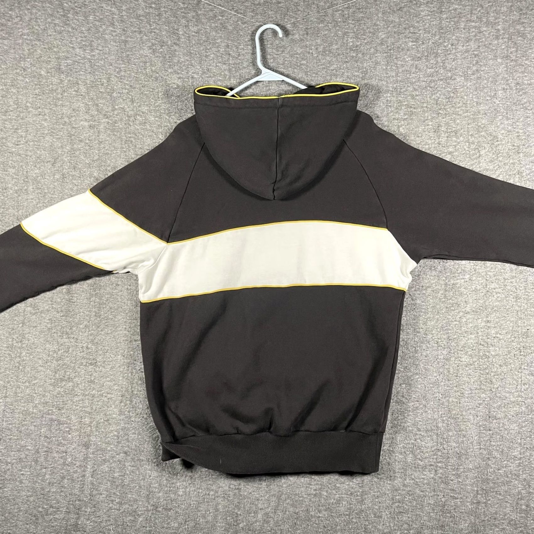 Adidas Adidas Originals Hoodie Mens Large Black Trefoil Logo Pullover Fleece Stripe Size US L / EU 52-54 / 3 - 3 Thumbnail