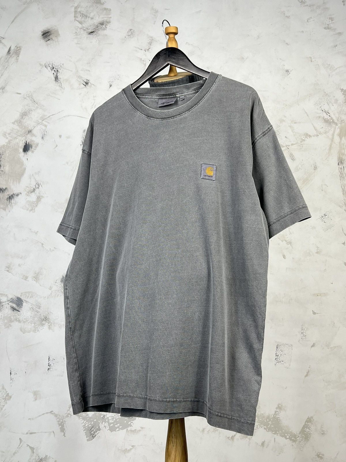 Carhartt Carhartt Pocket T-Shirt Washed Grey Workwear Tee L - XL Size US XL / EU 56 / 4 - 1 Thumbnail