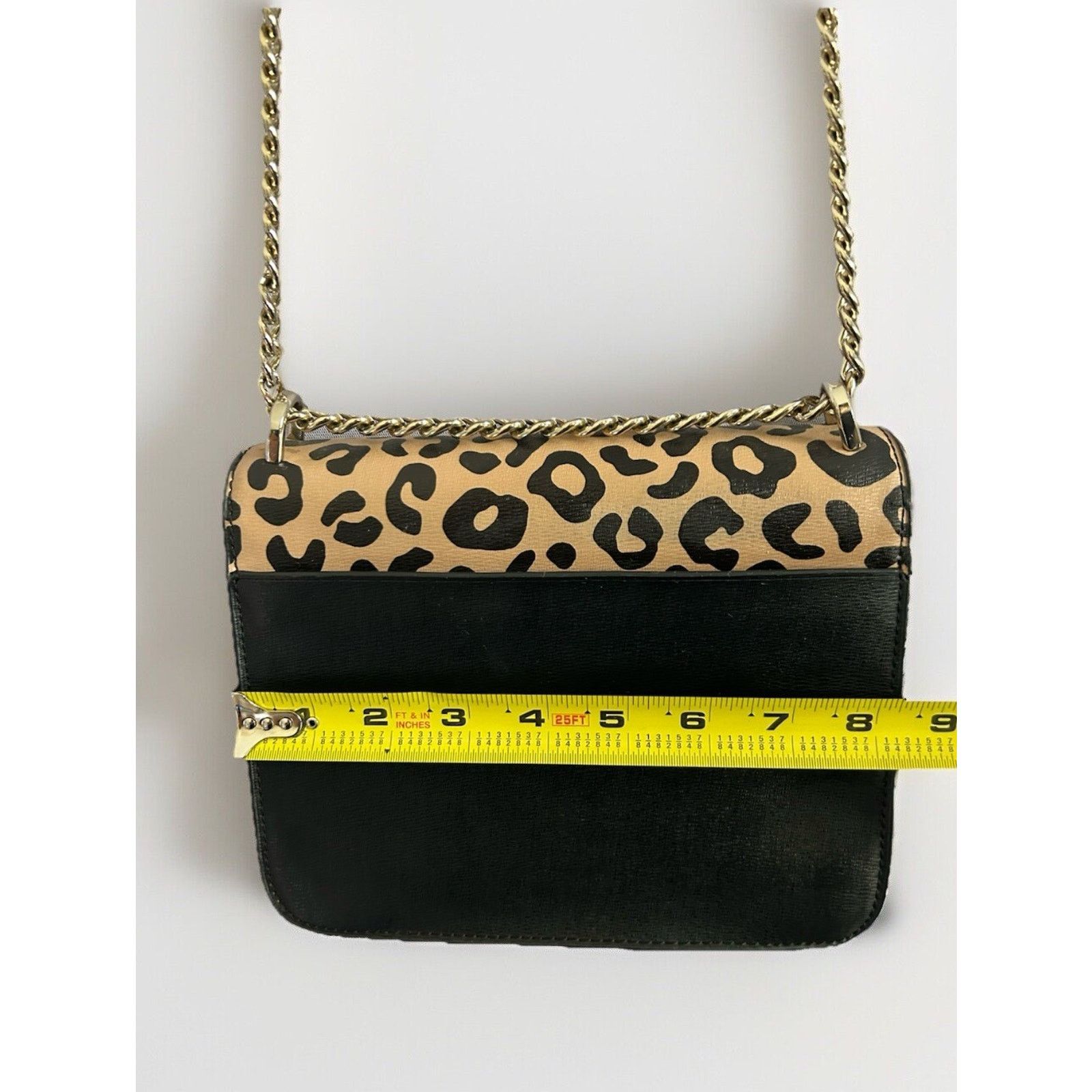 Kate Spade Kate Spade Leopard Print Leather Remi Crossbody Bag Black Size ONE SIZE - 7 Thumbnail