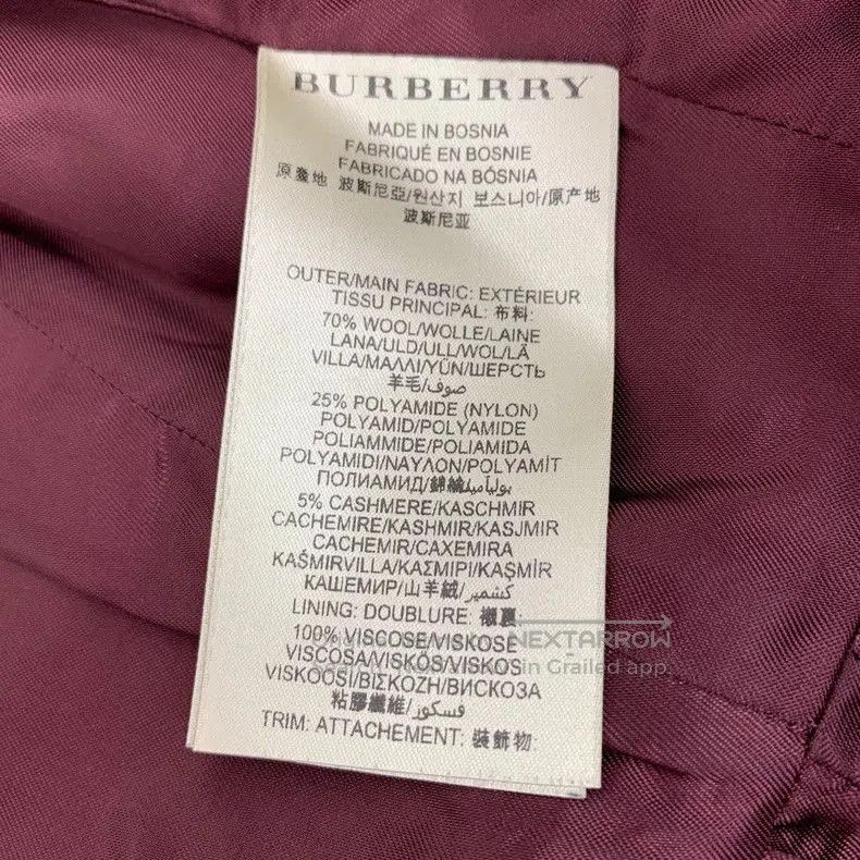 Burberry Burberry Red Wool Double. Size US S / EU 44-46 / 1 - 8 Thumbnail