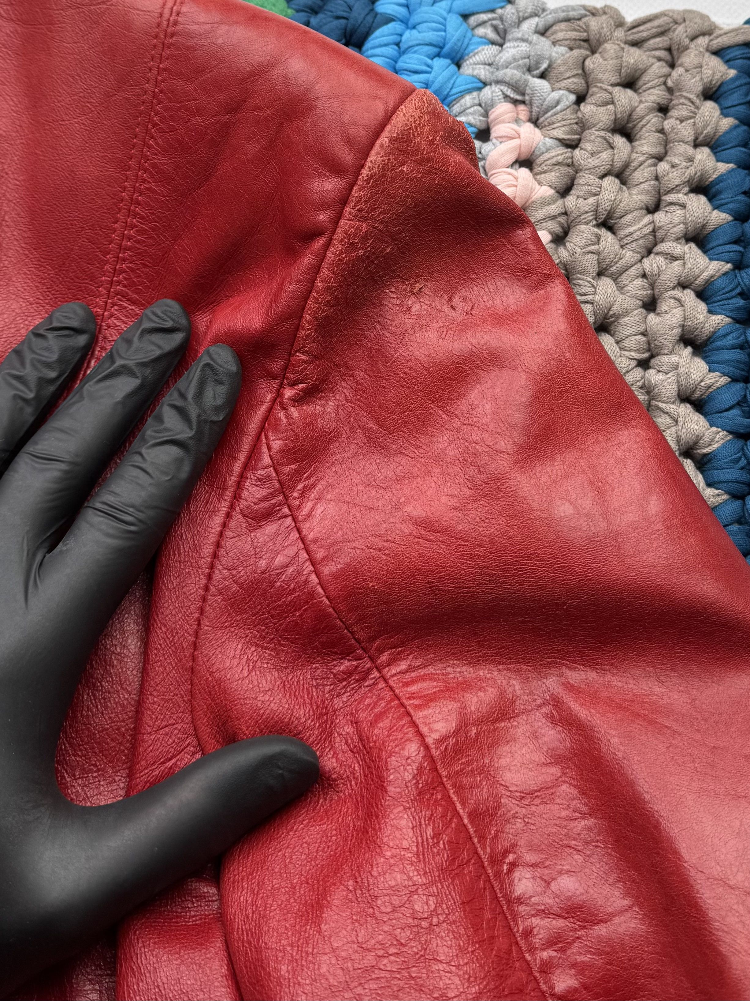 Japanese Brand Vintage Leather Jacket With Belted (ET1)(D15) Size L / US 10 / IT 46 - 12 Thumbnail