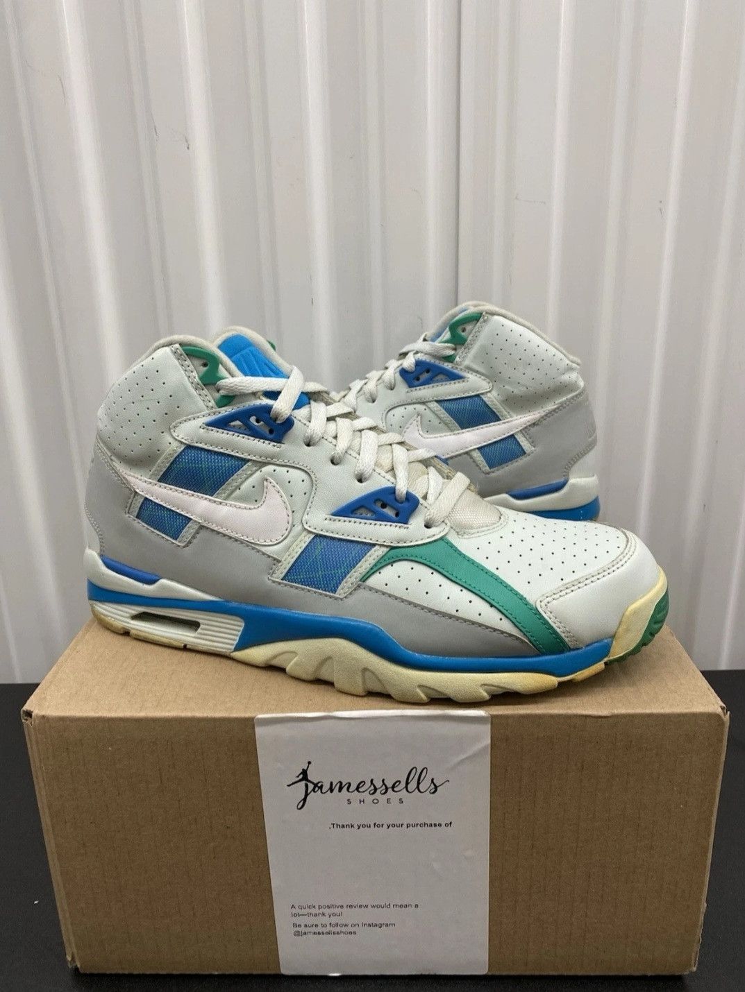 Nike Nike Air Trainer SC High Bo Jackson Barely Grey Blue Orbit Size US 10.5 / EU 43-44 - 1 Thumbnail