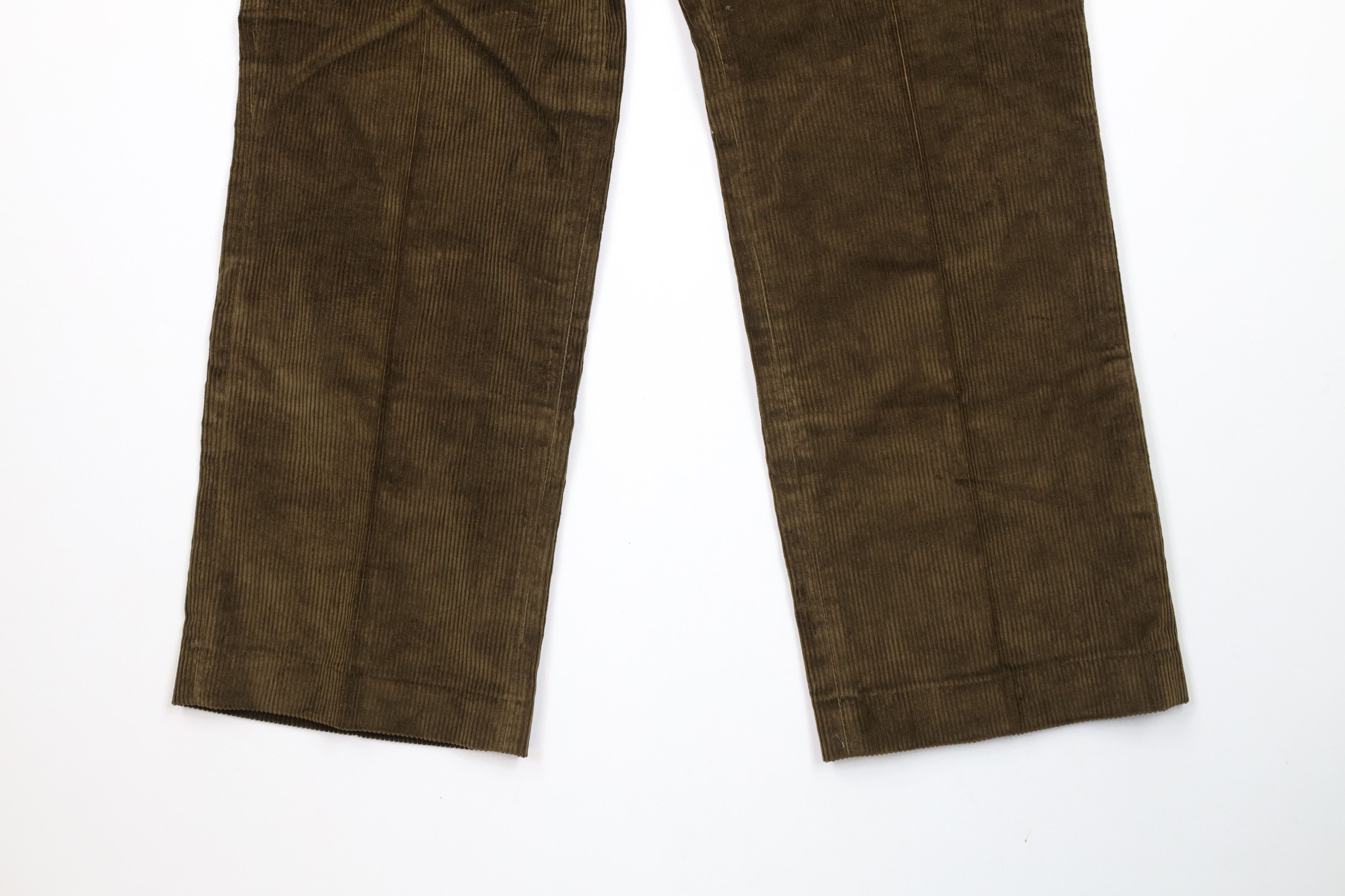 Vintage Vintage 70s Streetwear Wide Leg Corduroy Chino Pants USA Size US 34 / EU 50 - 4 Thumbnail