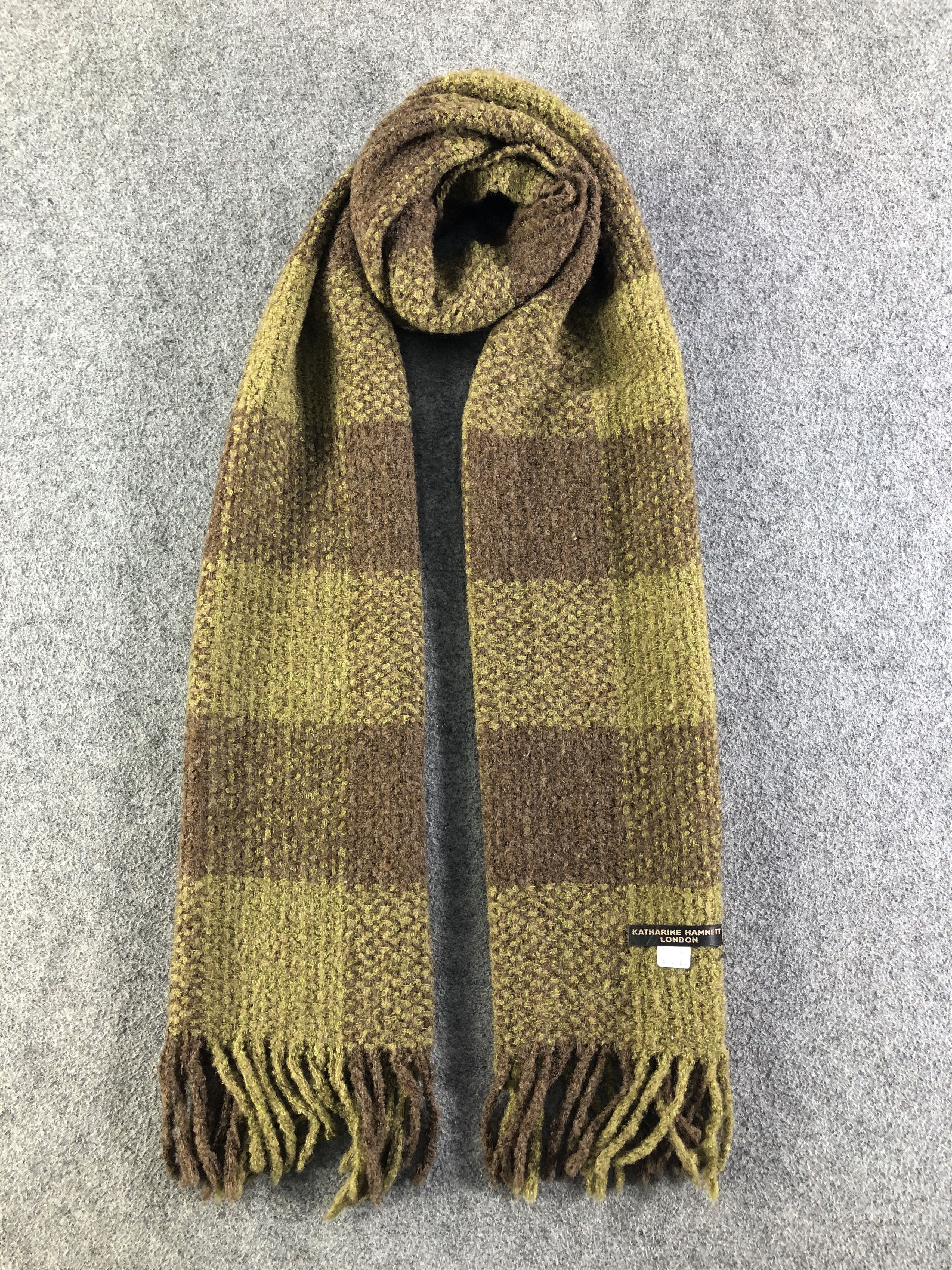 Katharine Hamnett London × Vintage Katharine Hamnett Scarf / Muffler / Neckwear Size ONE SIZE - 1 Thumbnail