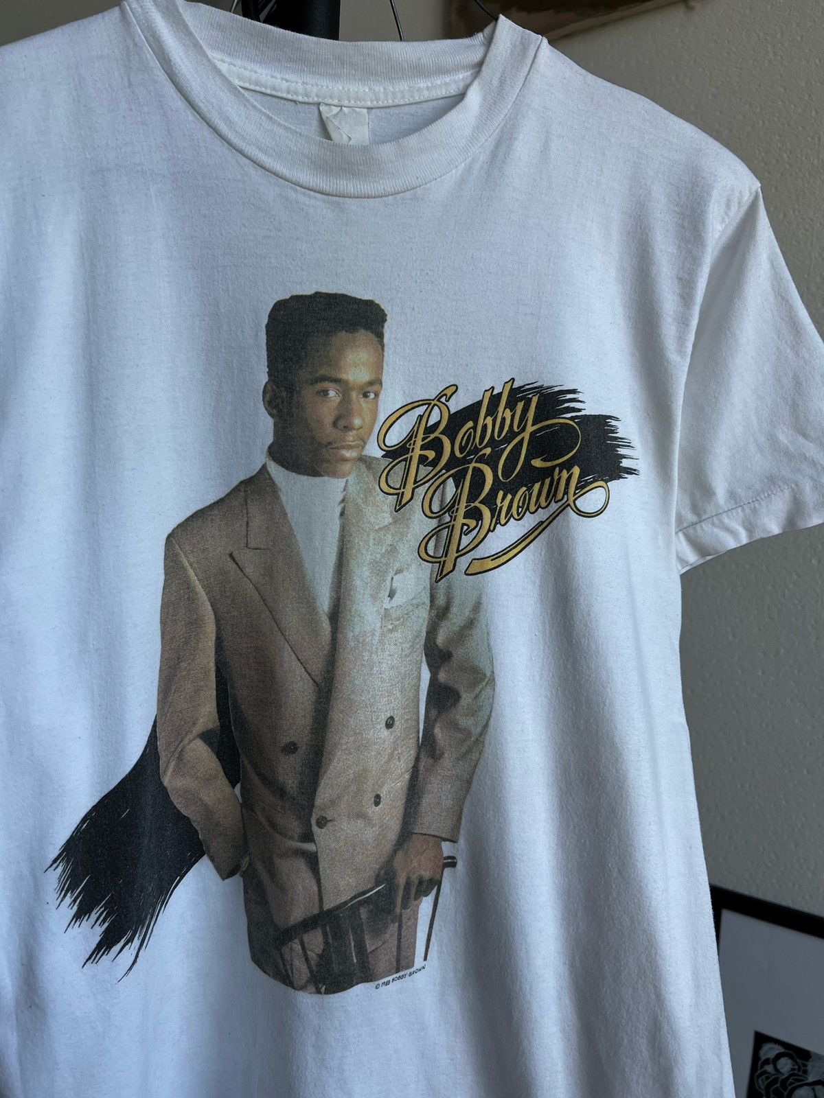 Band Tees × Rap Tees × Vintage Vintage Bobby Brown Tour 1989 Tshirt Size US M / EU 48-50 / 2 - 1 Thumbnail
