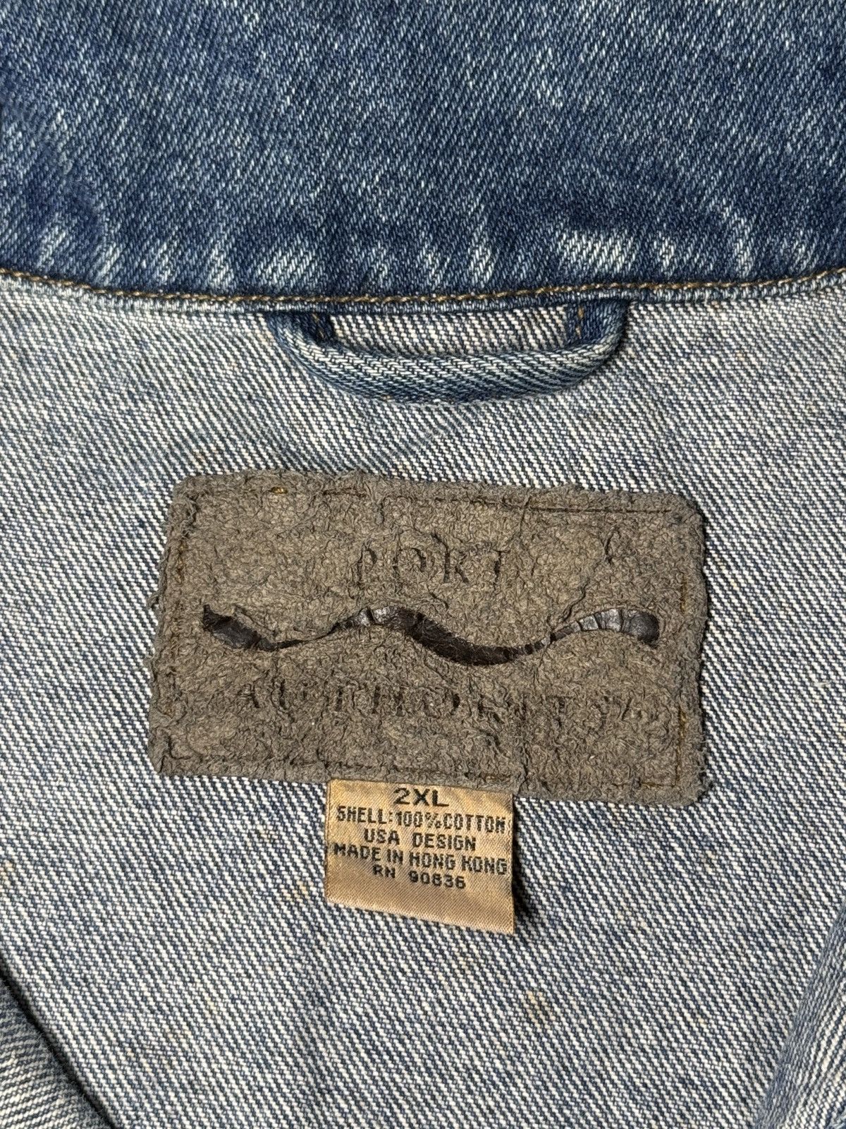 Harley Davidson Vtg 90s Harley Davidson Biker Denim Jacket Sydney Sweeney Size US XXL / EU 58 / 5 - 3 Thumbnail