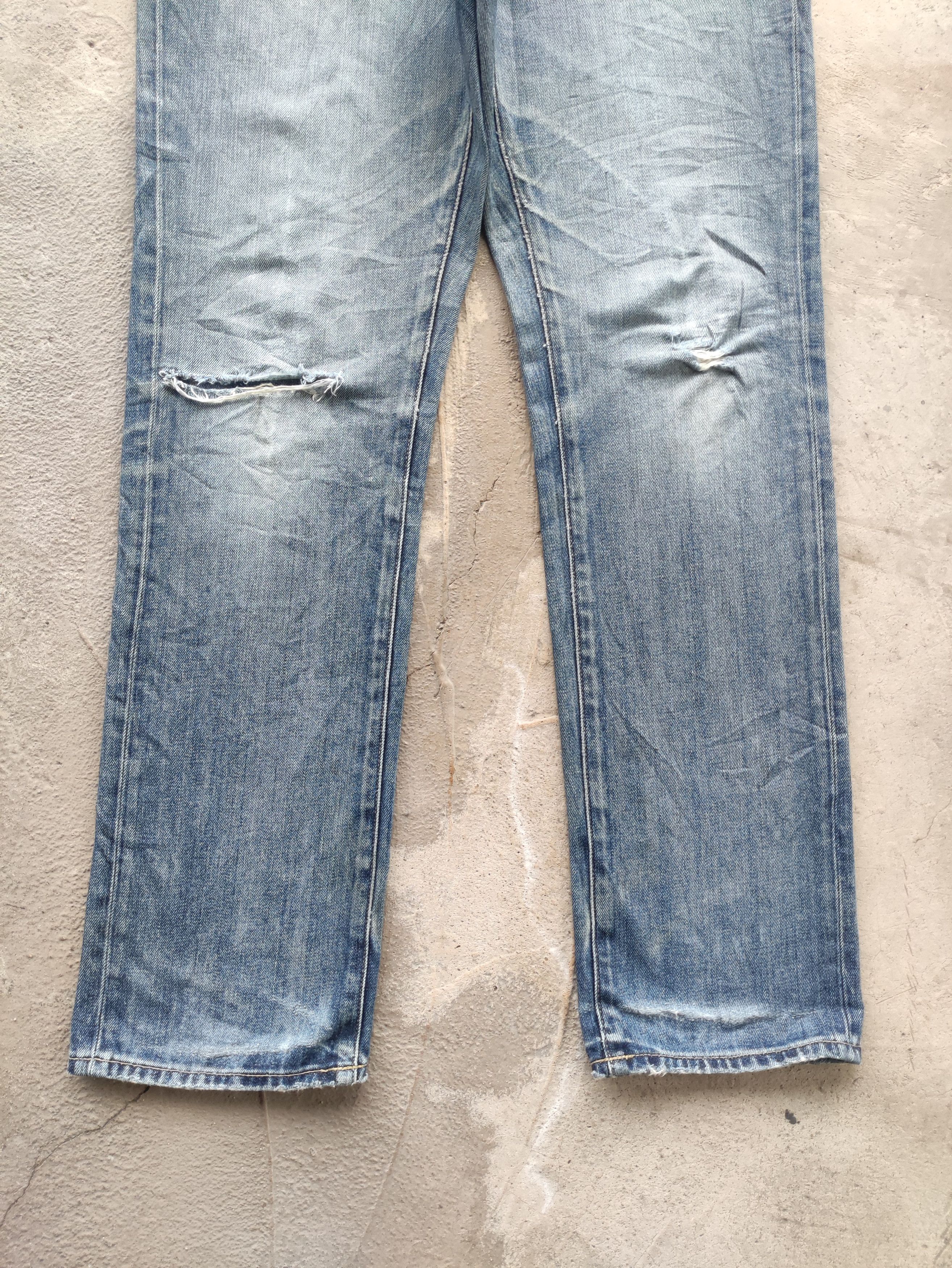 Japanese Brand Vintage Japanese Jean Distressed Faded Denim Waist 38 Size US 38 / EU 54 - 4 Thumbnail