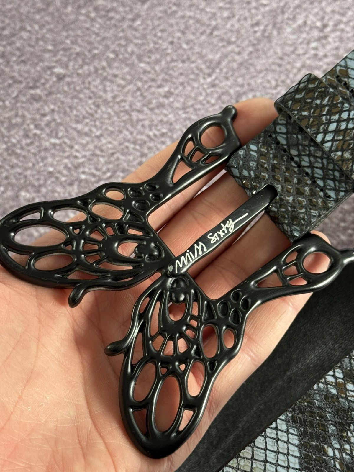 Miss Sixty Miss Sixty Y2K Real Leather Glamour Belt Size ONE SIZE - 9 Thumbnail