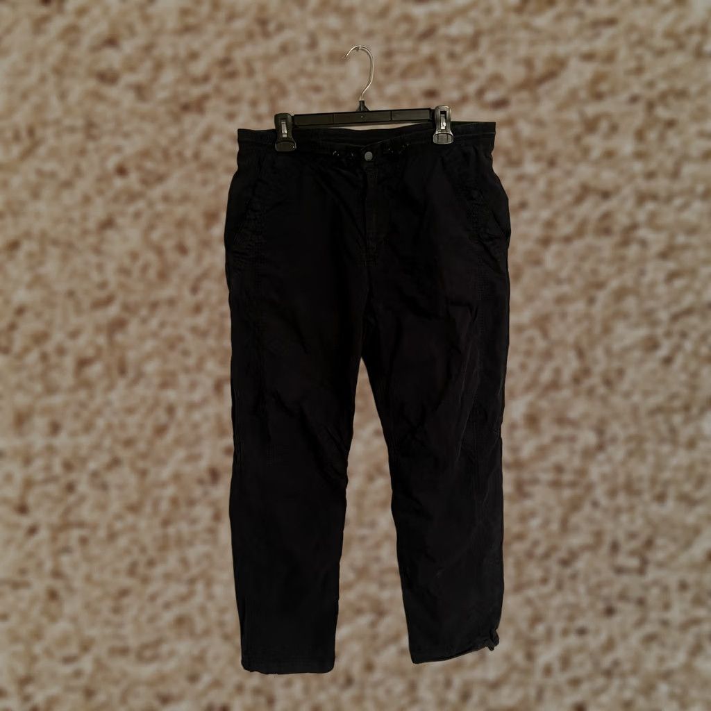 Armani Exchange Armani Exchange AX Dark Navy Blue Cotton Nylon Gorpcore Outdoor Pants - Men 34 Size US 34 / EU 50 - 1 Thumbnail