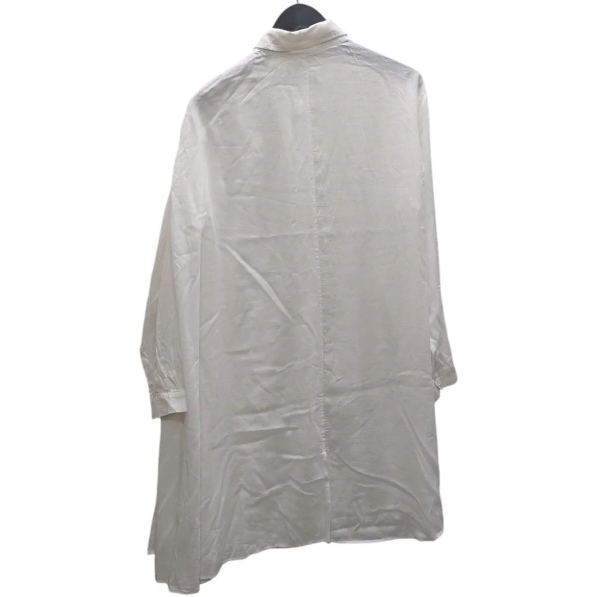Yohji Yamamoto yohji yamamoto pour homme + Noir tencel long shirts Size US S / EU 44-46 / 1 - 3 Thumbnail