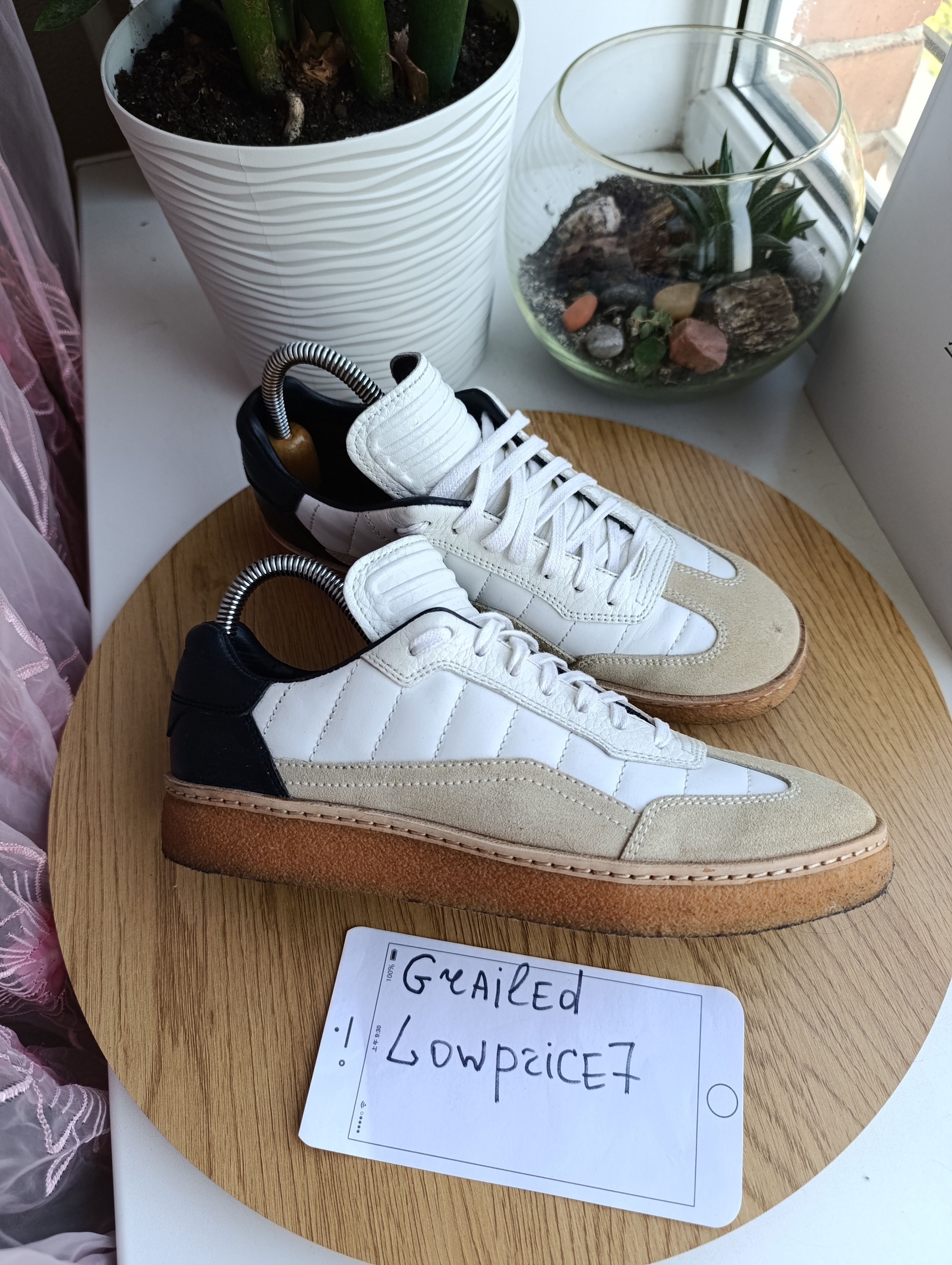 Alexander Wang × Designer Alexander Wang Eden Low Sneaker Black & White Size US 8.5 / IT 38.5 - 3 Thumbnail