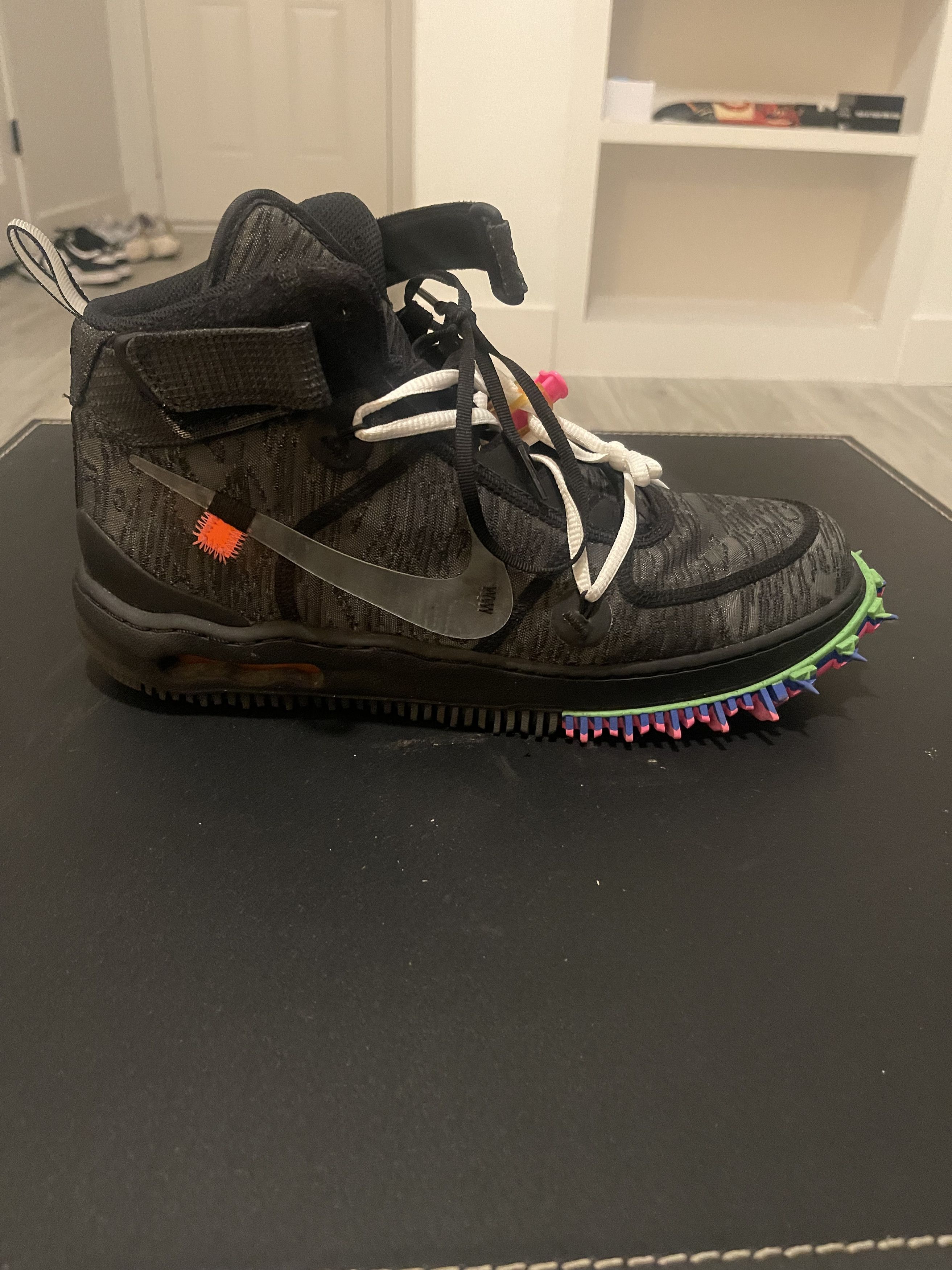 Nike × Off-White Black Off-White Air Forces Size US 12 / EU 45 - 3 Thumbnail