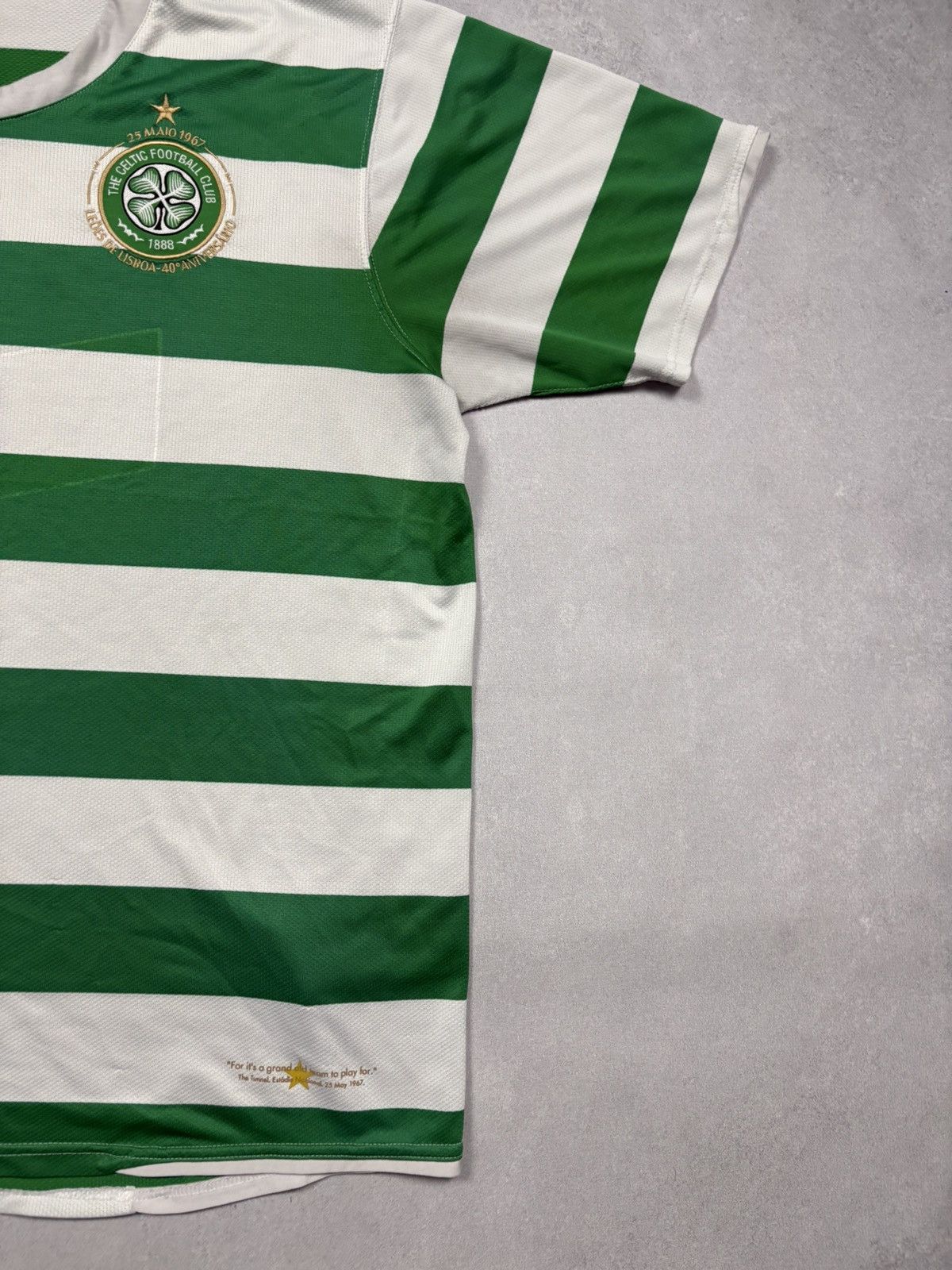 Nike Nike Celtic 2007 Lisbon Lions 40th Anniversary Home Jersey Size US XL / EU 56 / 4 - 2 Thumbnail