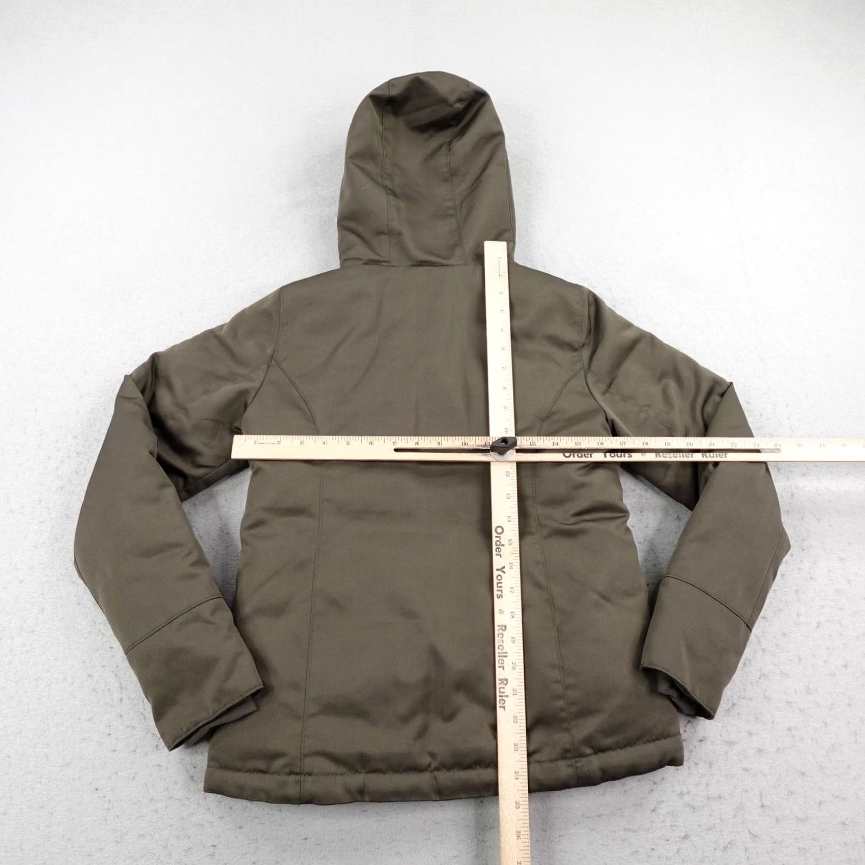 Abercrombie & Fitch Abercrombie & Fitch Jacket Womens XS Green Ultra Fleece Lined Hood Coat Y2K Size XS / US 0-2 / IT 36-38 - 7 Thumbnail