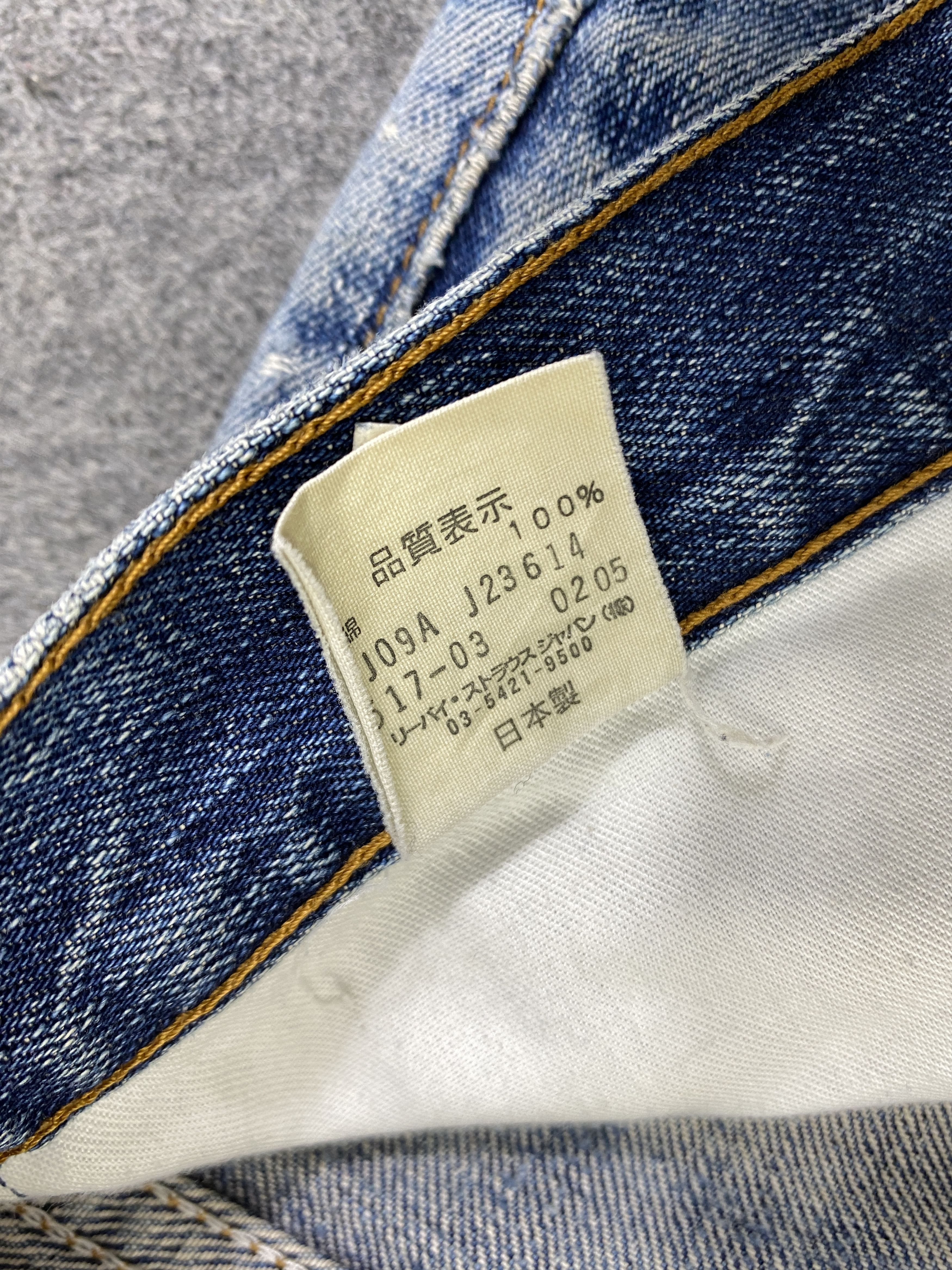 Levi's Faded Blue Vintage Levis 517 Flare Jeans 30x30 - JN3217 Size US 30 / EU 46 - 10 Thumbnail