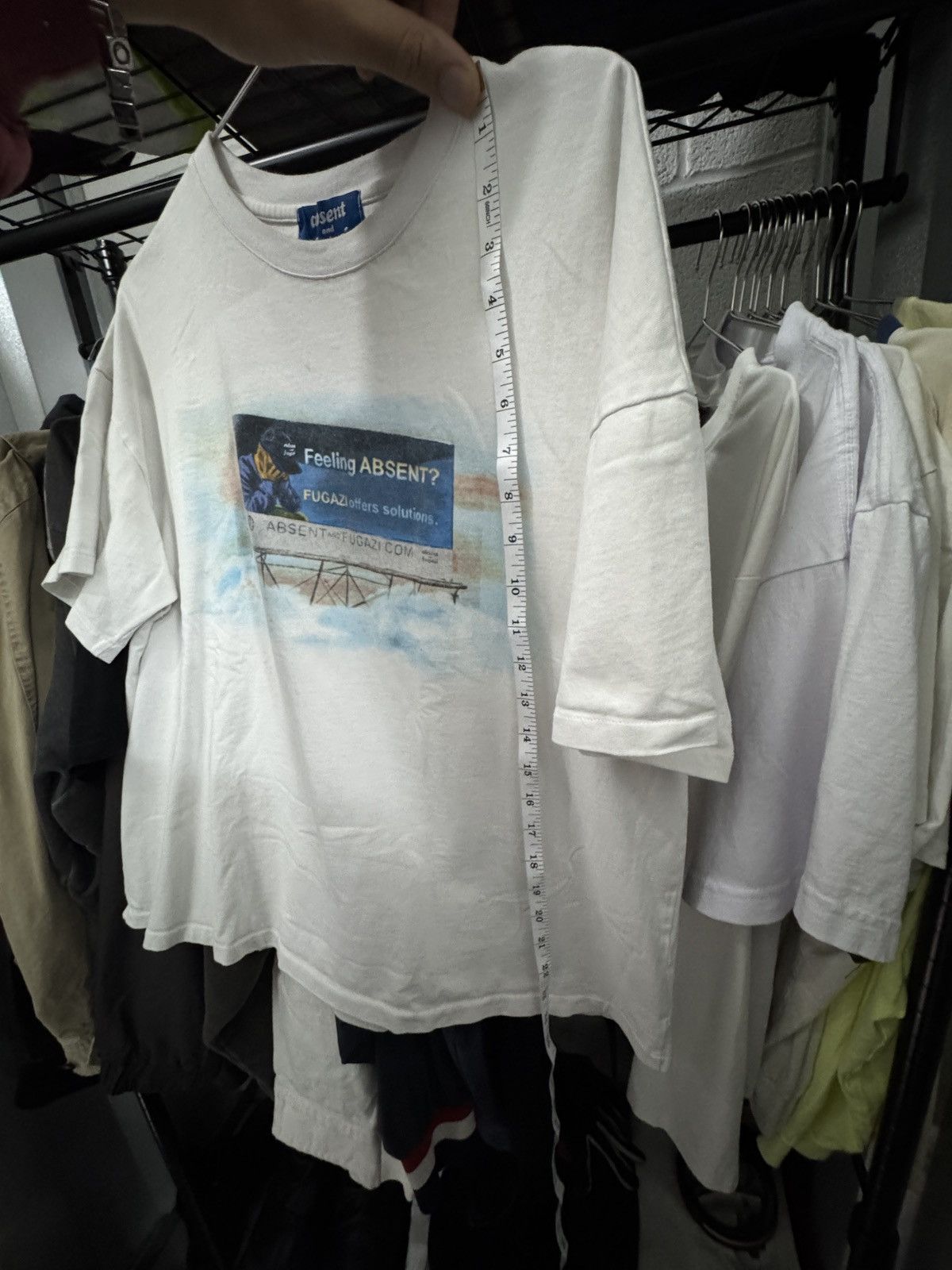 Absent × Fugazi ABSENT X FUFAZI Billboard Tee Size US L / EU 52-54 / 3 - 9 Thumbnail