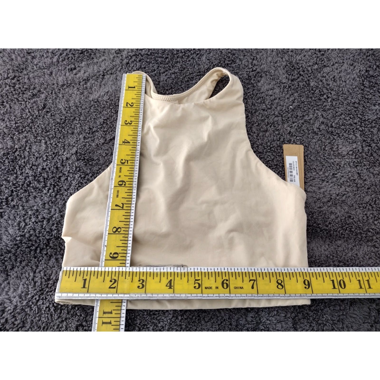 SKIMS SKIMS Oxide Fits Everybody Halter Back Bra Seamless Sand XXS BR-HNK-0657 Size ONE SIZE - 4 Thumbnail