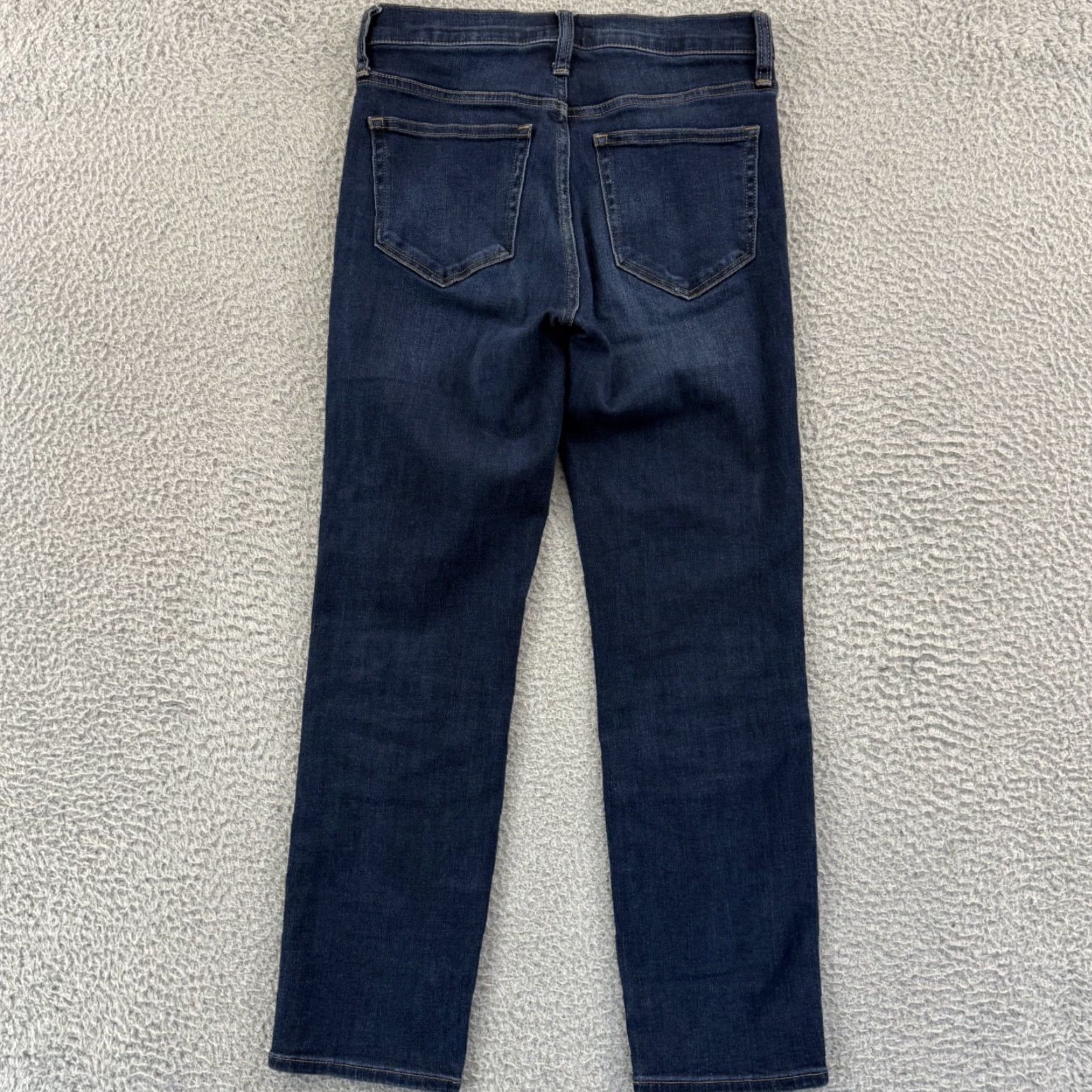 J.Crew VINTAGE J. CREW Jeans Women's 25 Blue Denim High Rise Straight Leg Zip Size 30" / US 8 / IT 44 - 7 Thumbnail