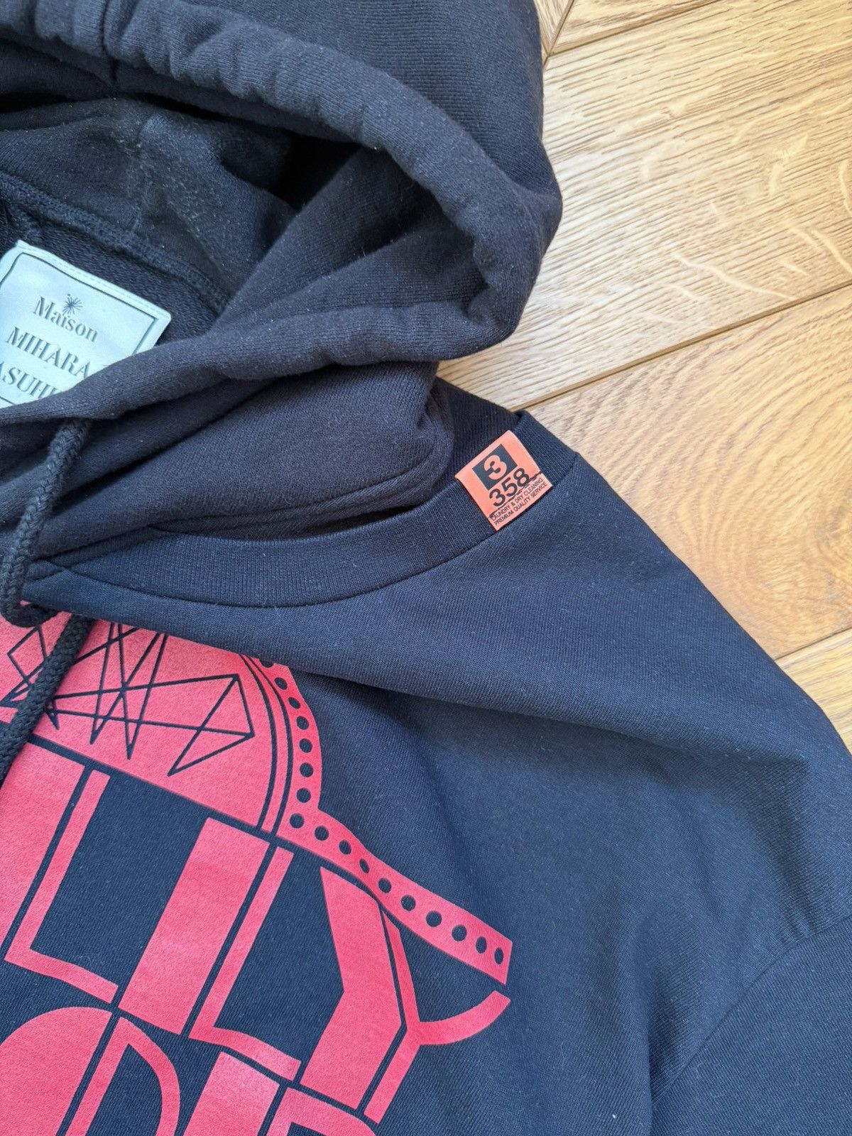 Maison MIHARA YASUHIRO Maison Mihara Yasuhiro upcycled 50/50 layered hoodie Size US S / EU 44-46 / 1 - 3 Thumbnail