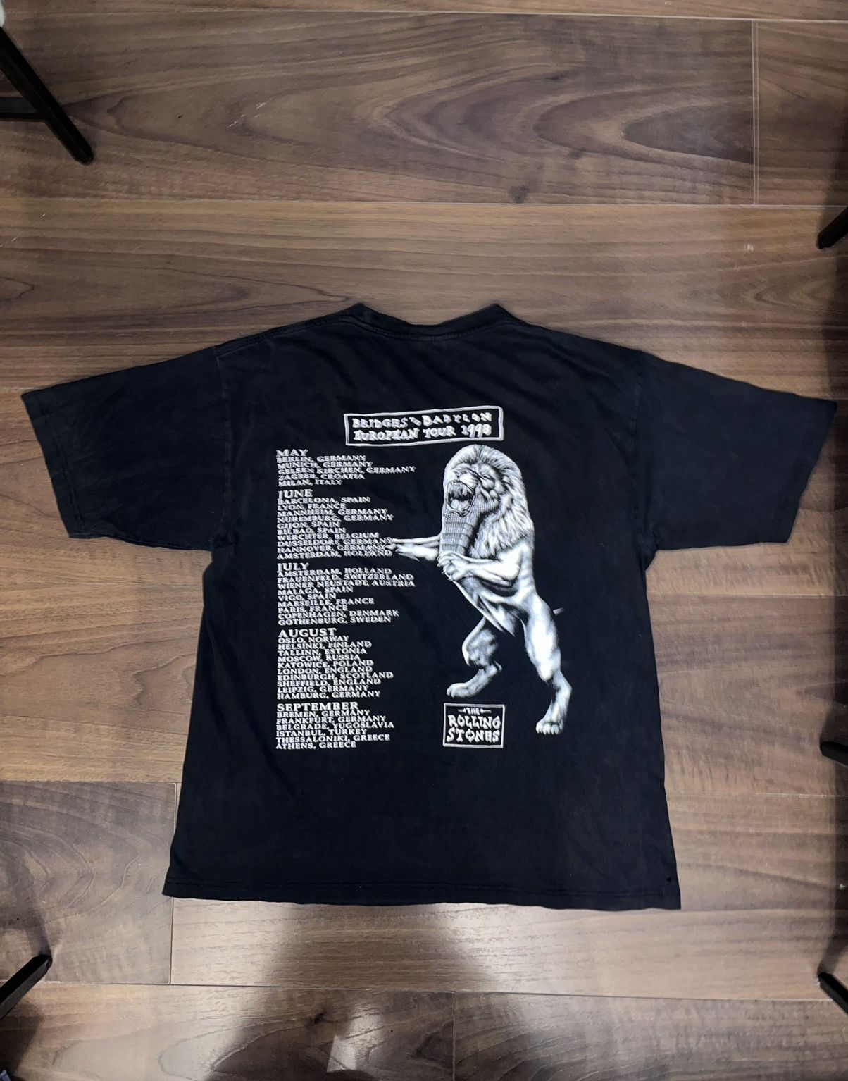 Vintage Rolling Stones Bridges to Babylon shirt Size US XL / EU 56 / 4 - 3 Thumbnail