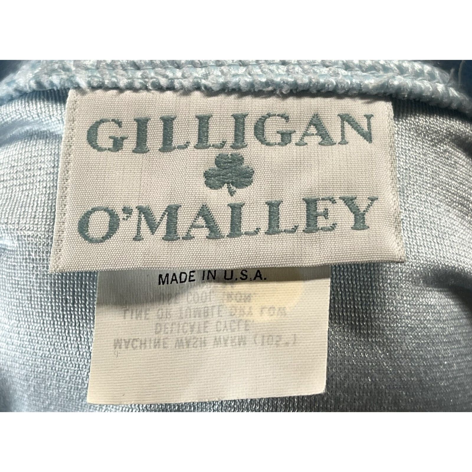 Vintage VINTAGE Gilligan & O'Malley Fleece Robe Nightgown Size M Blue USA Zip Women Size M / US 6-8 / IT 42-44 - 6 Thumbnail