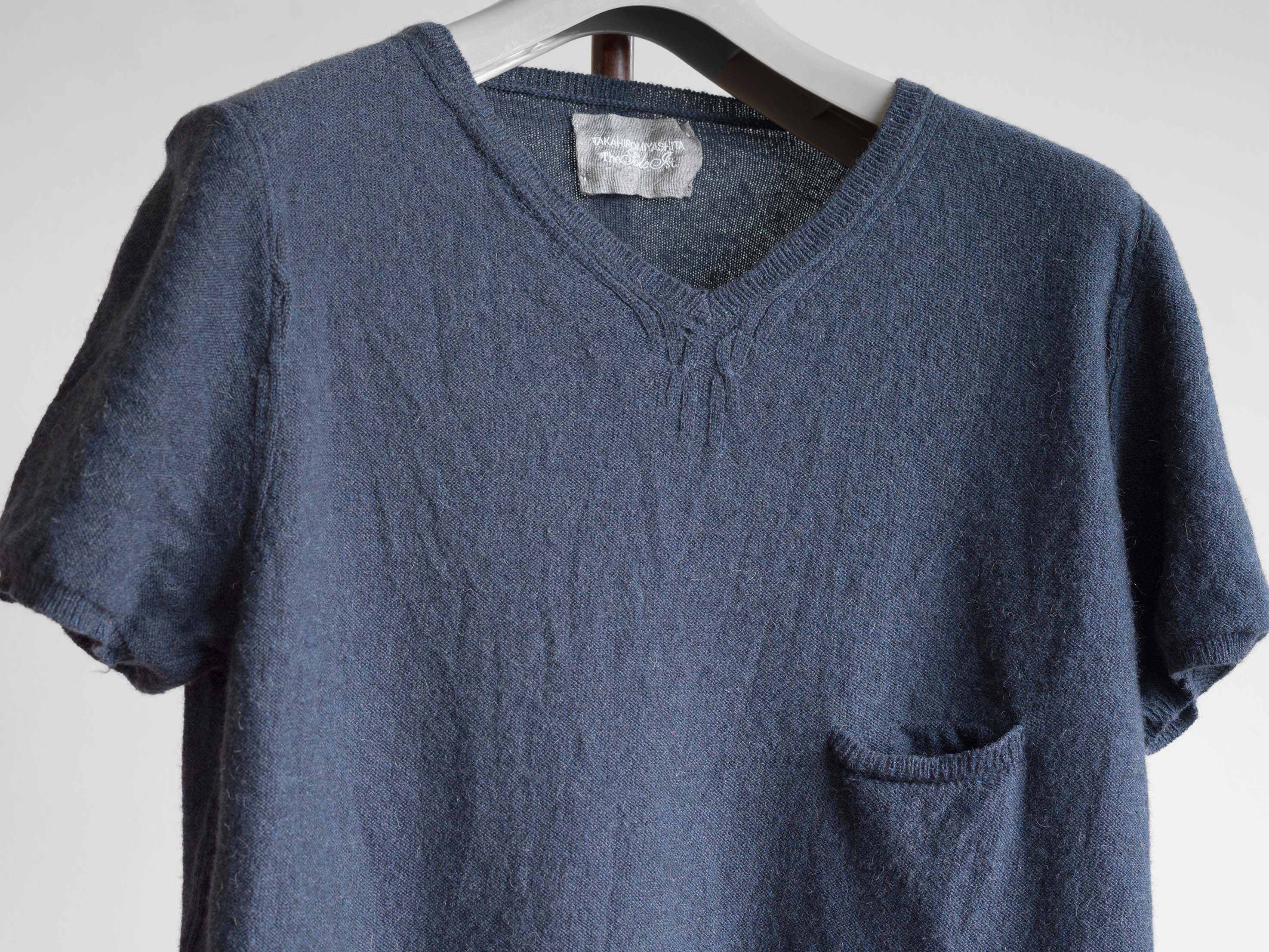 Takahiromiyashita The Soloist. AW2010 TAKAHIROMIYASHITA The Soloist CAMEL SILK KNIT V-NECK Size US S / EU 44-46 / 1 - 4 Thumbnail