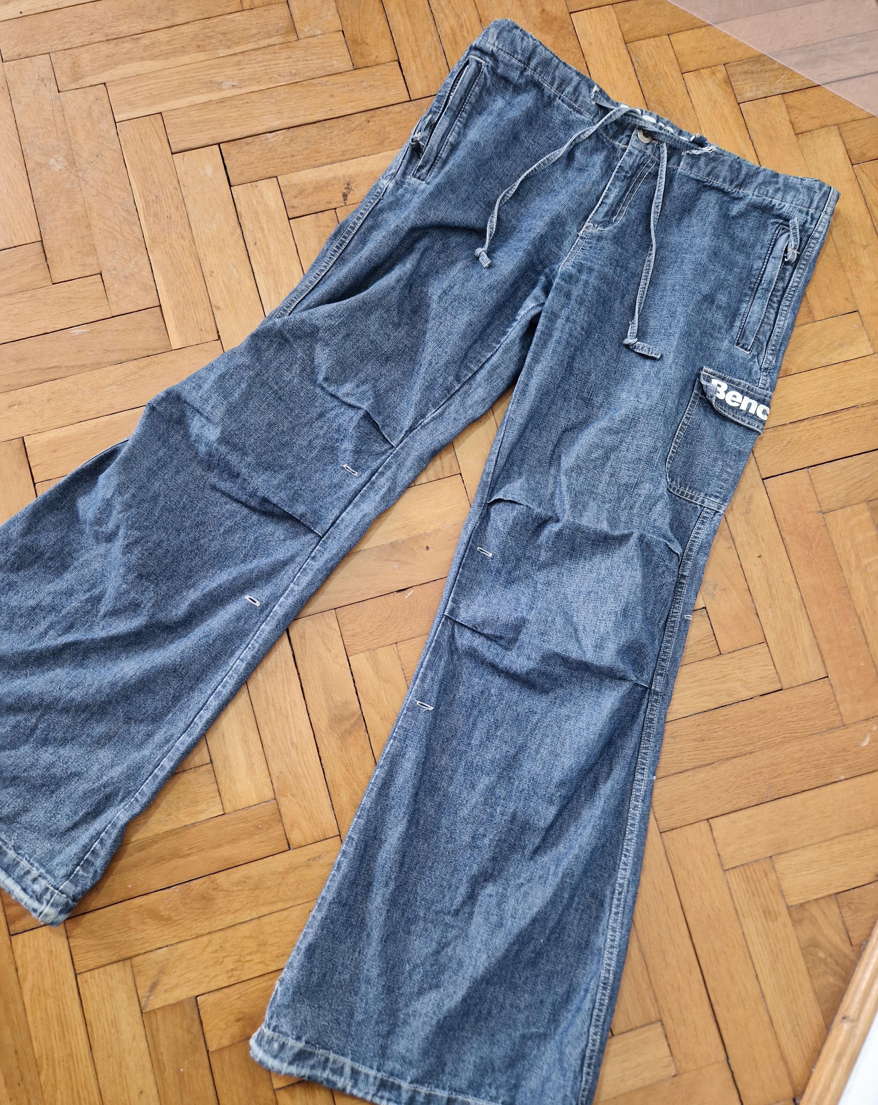 Bench Bench. y2k flare denim pants Size 28" / US 6 / IT 42 - 2 Thumbnail