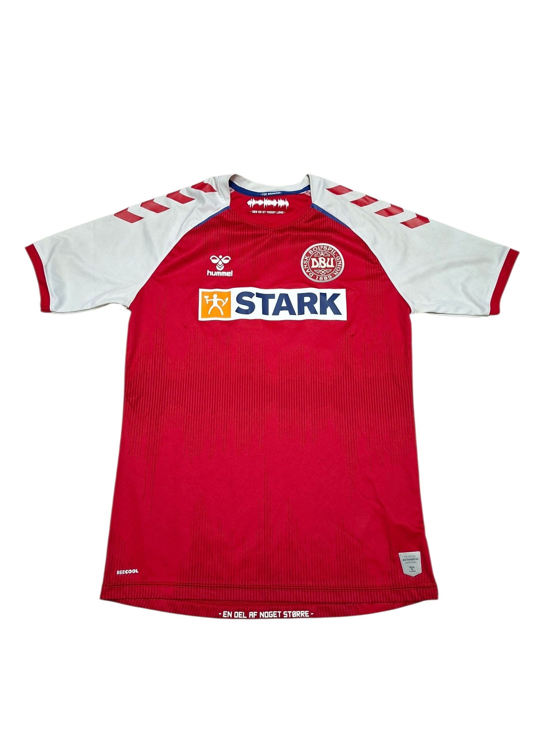 Hummel DENMARK HUMMEL VINTAGE SOCCER JERSEY TEE Size US M / EU 48-50 / 2 - 1 Thumbnail