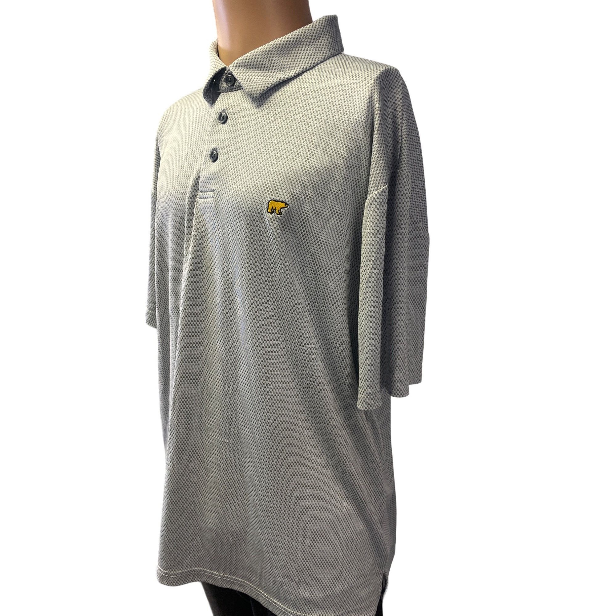 Other Jack Nicklaus Men's Gray Polo Golf Shirt Short Sleeve Size X Size US XL / EU 56 / 4 - 2 Thumbnail