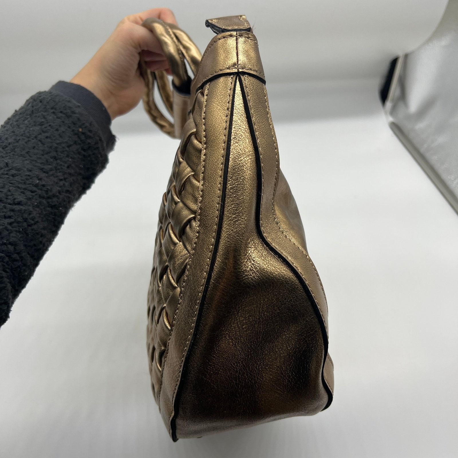 Other Patricia Nash Leather Womens Handbags Oliena Satchel Bronze Size ONE SIZE - 12 Thumbnail