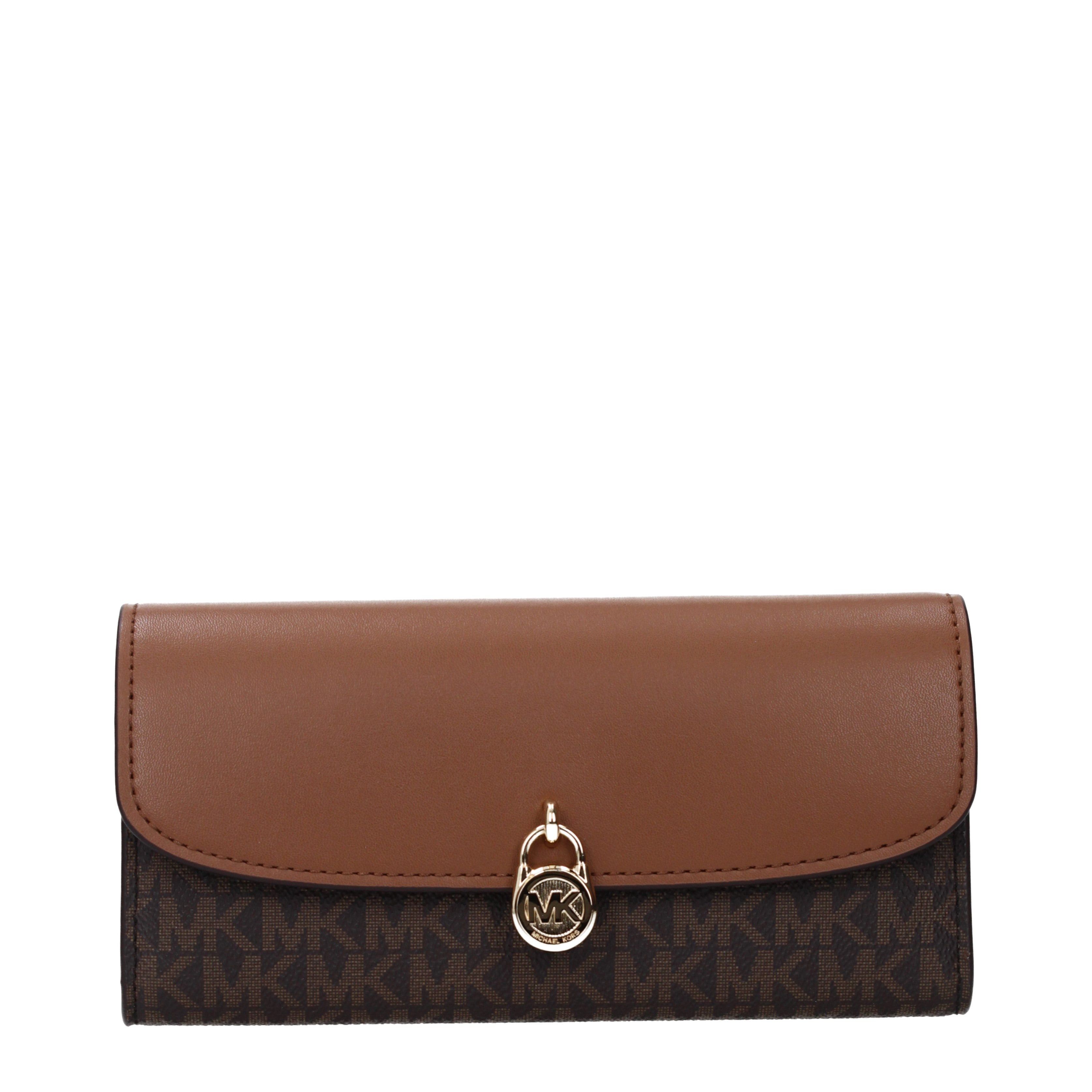 Michael Kors Wallets in Brown, Women's