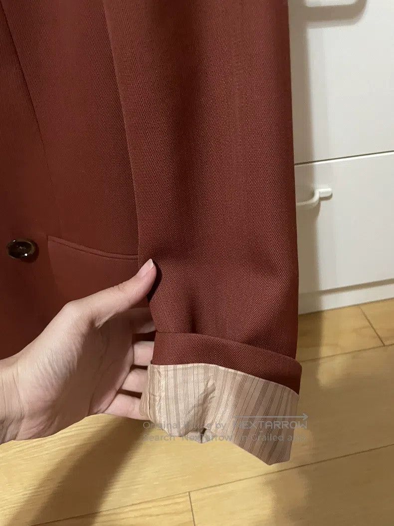Acne Studios Acne Studios Caramel Red Brown Blazer, oversize fit Size 4XL / US 24-26 - 6 Thumbnail